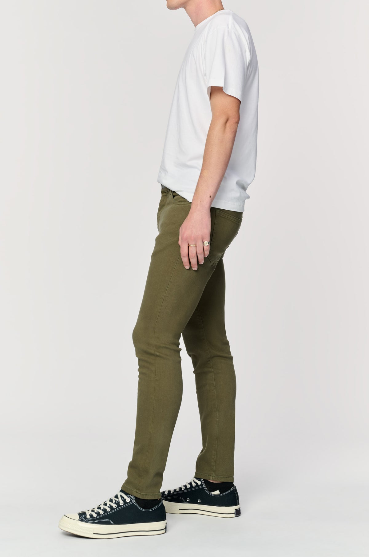 HND - SKINNY JEANS | MOSS GREEN