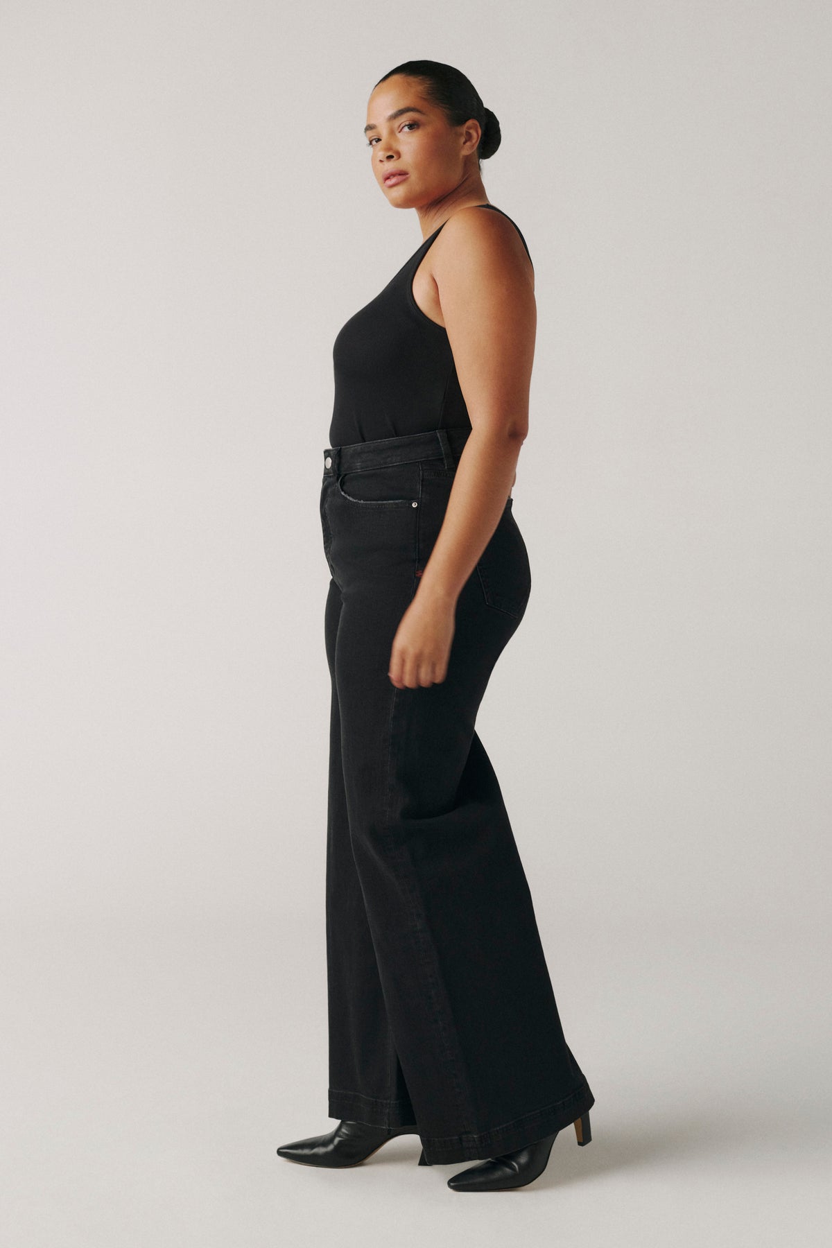 NCE PLUS - WIDE LEG JEANS | INKWELL