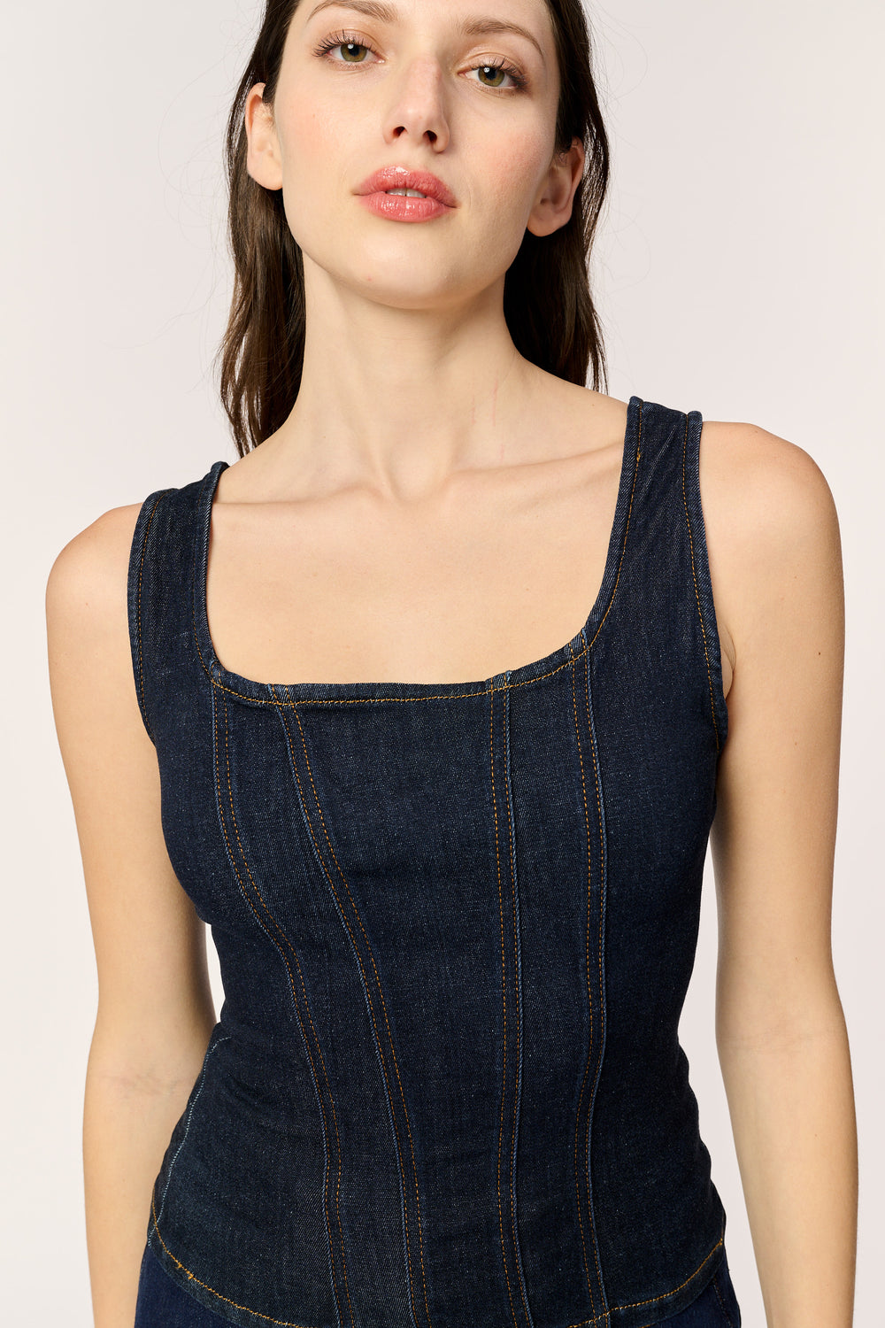逆輸入 SJD - DENIM TANK | LONG GONE トップス