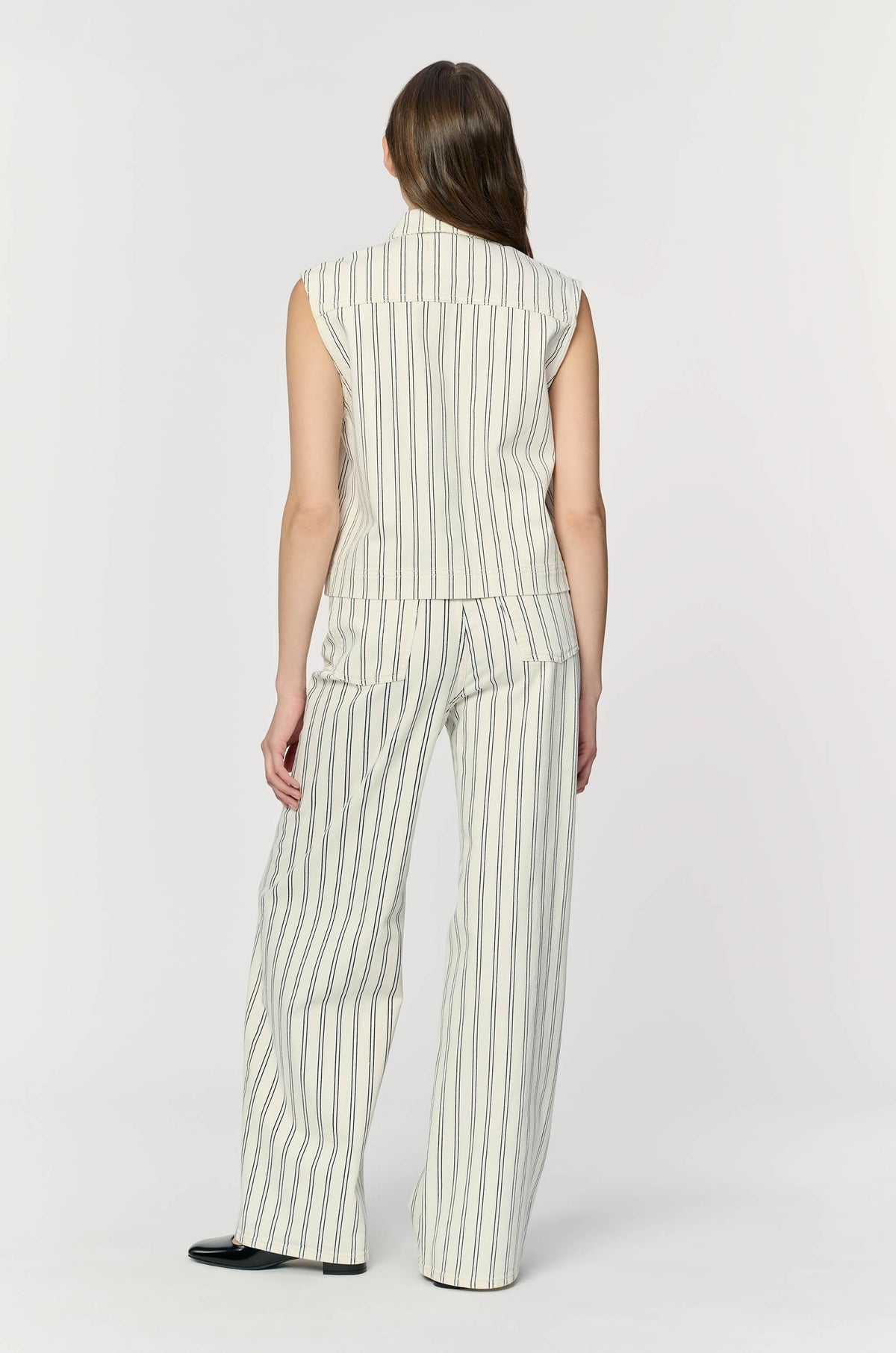 NCE - RELAXED WIDE LEG | STRIPED CLOUD