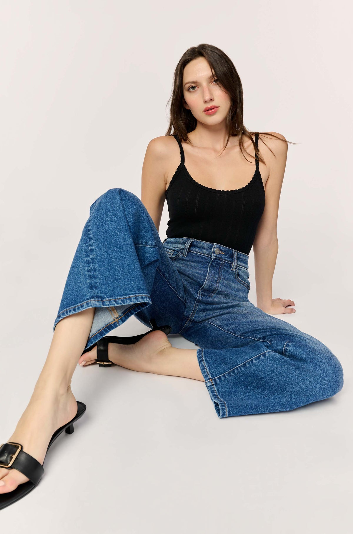 ICN - CROPPED WIDE LEG JEANS | EVERAFTER