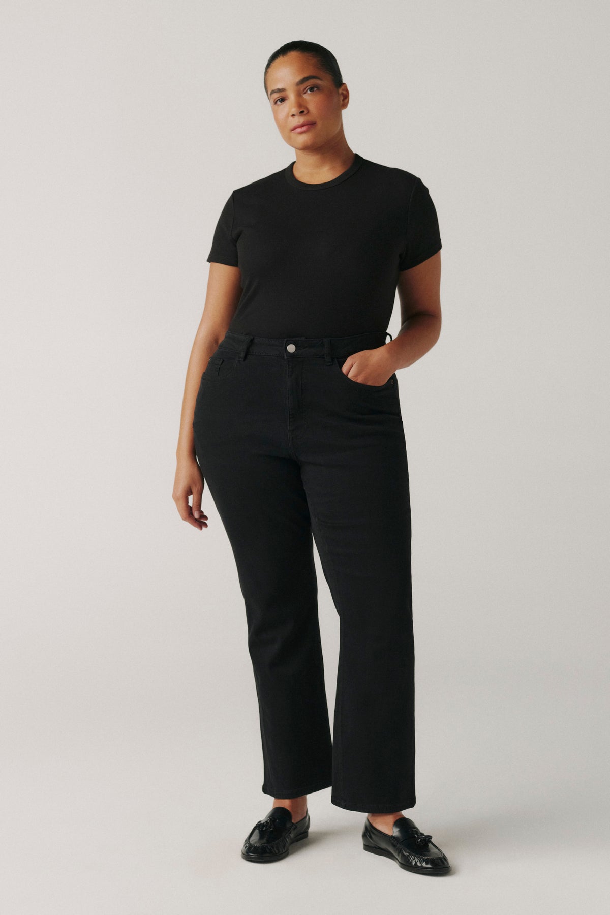 ASE PLUS STRETCH - STRAIGHT | JET BLACK