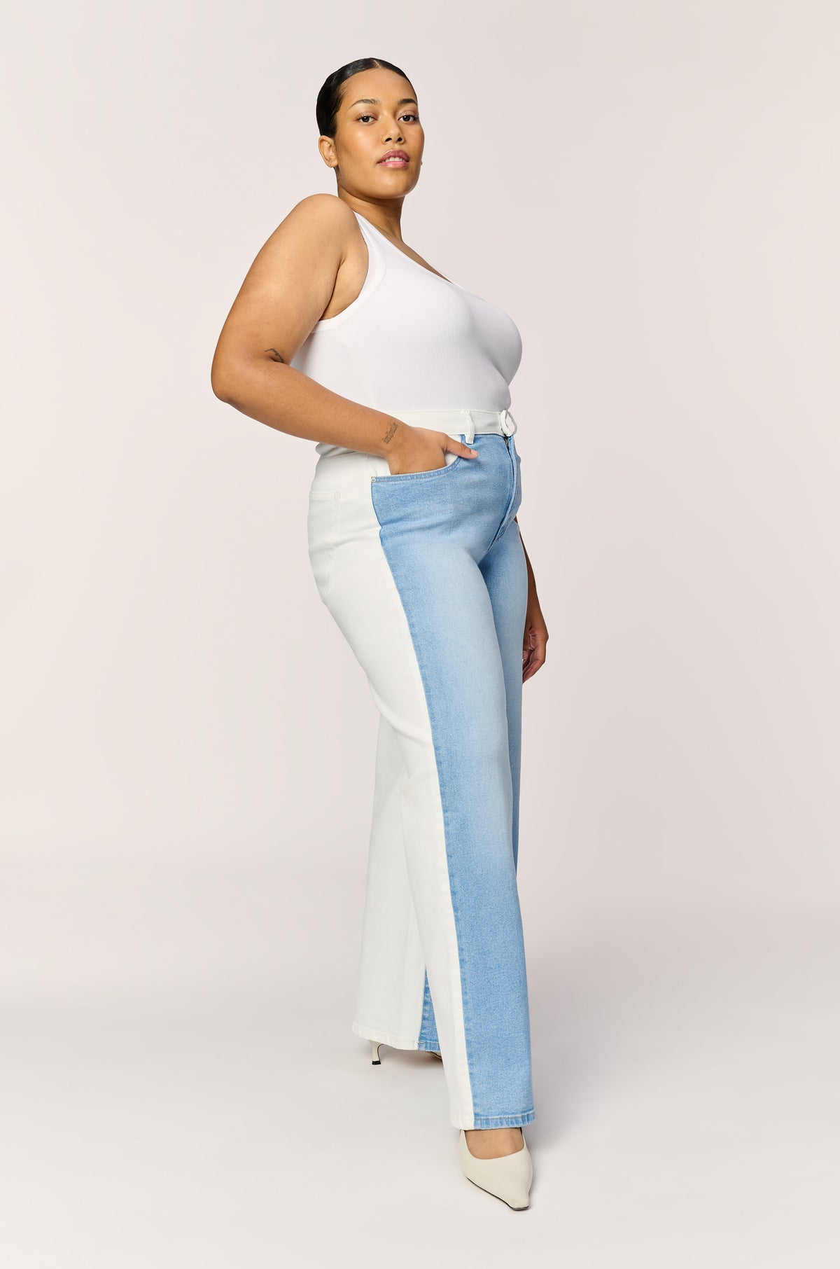 NCE PLUS - WIDE LEG JEANS | DOUBLE DUTCH