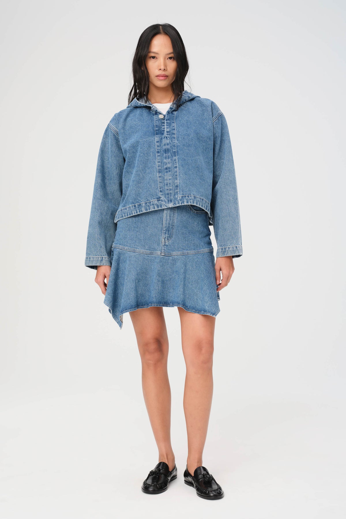 VIE - DENIM HOODIE | TUNNEL VISION