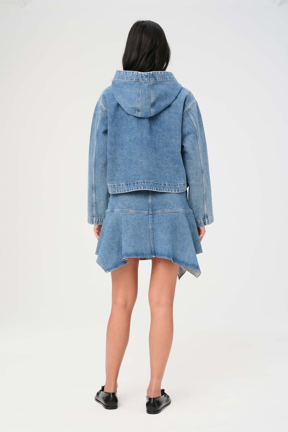 VIE - DENIM HOODIE | TUNNEL VISION