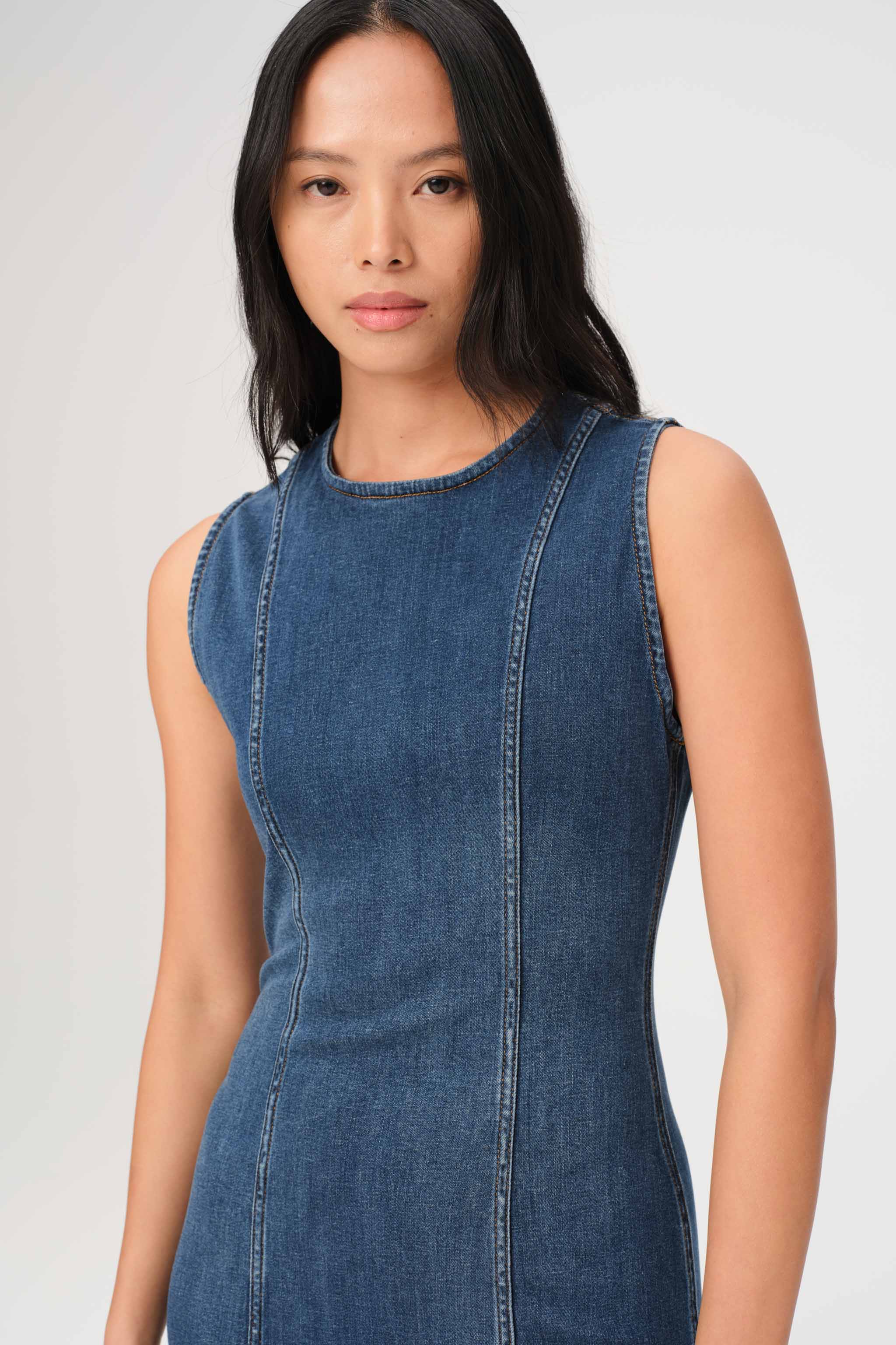 【0-1ippy】NAPTIME FW23ストール NAVY OPO - DENIM MINI DRESS | TAKE OFF