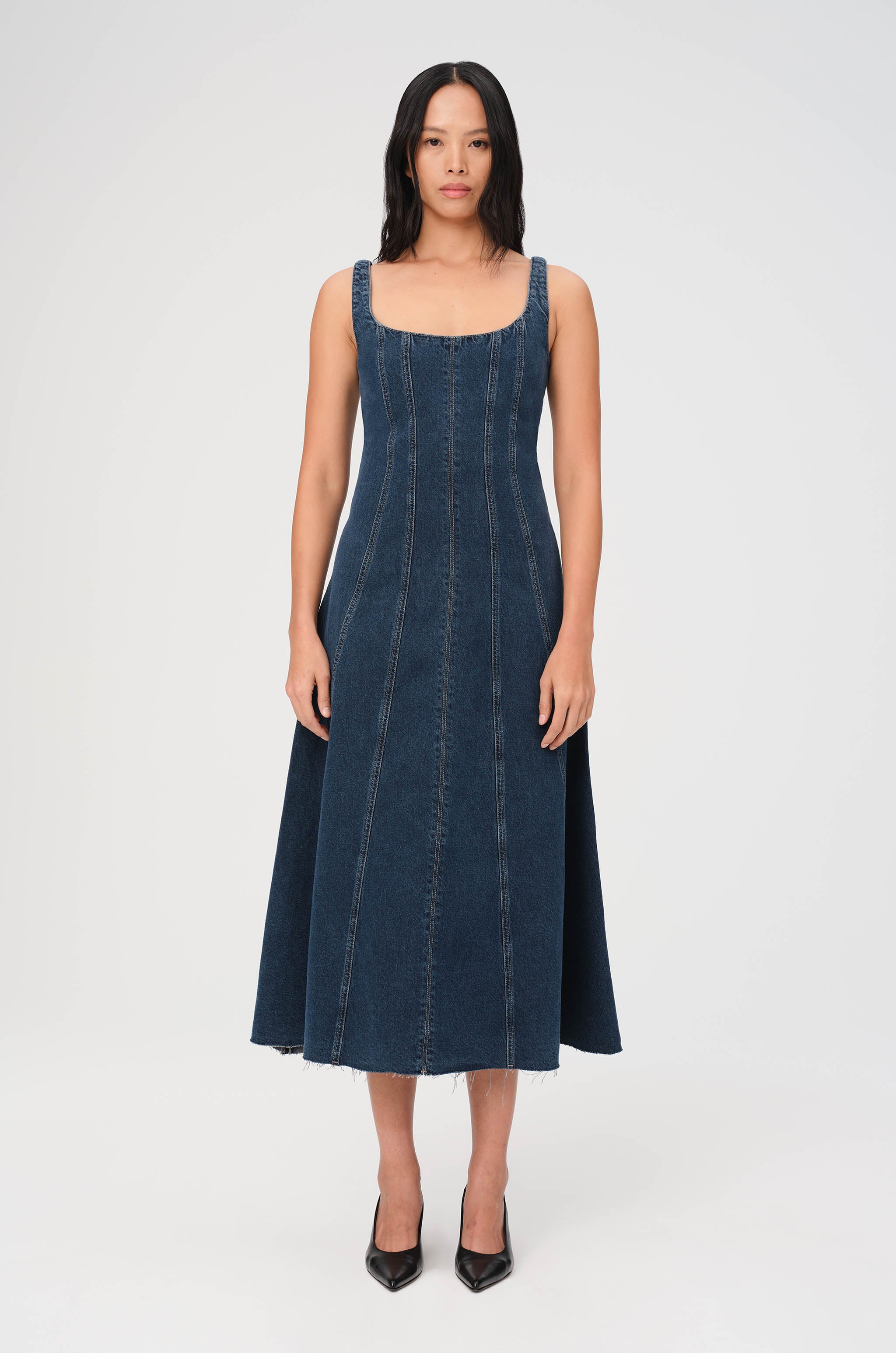 PSA - DENIM MAXI DRESS | UNDER PRESSURE - Women
