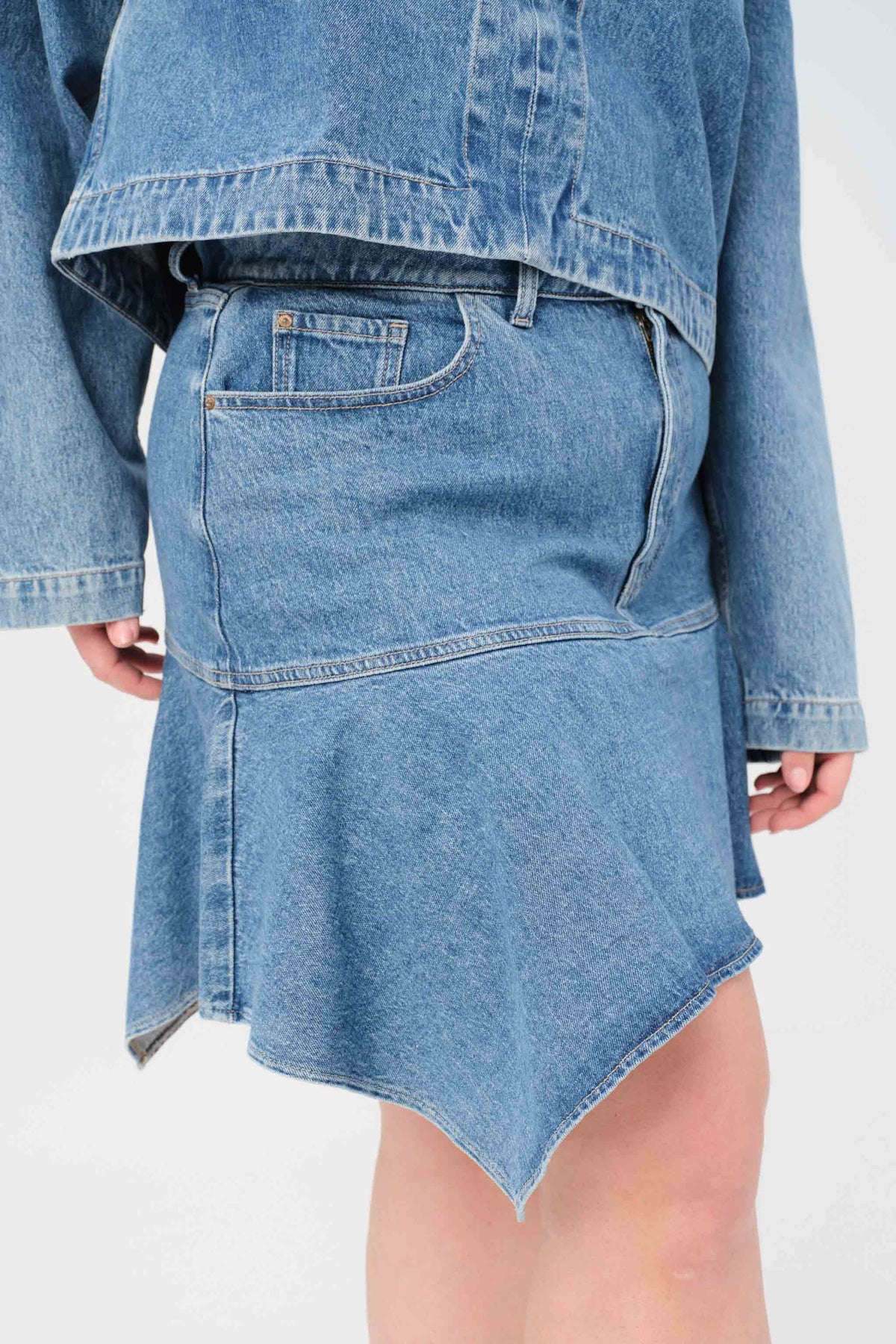 HAV PLUS - DENIM MINI SKIRT | TUNNEL VISION