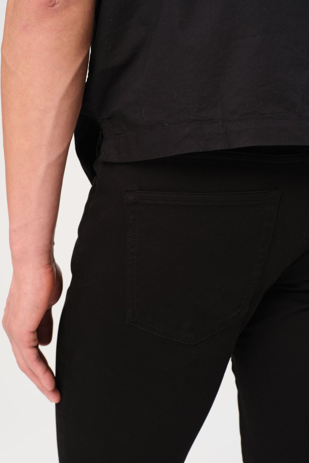 AMS - SLIM PANTS | BLACK