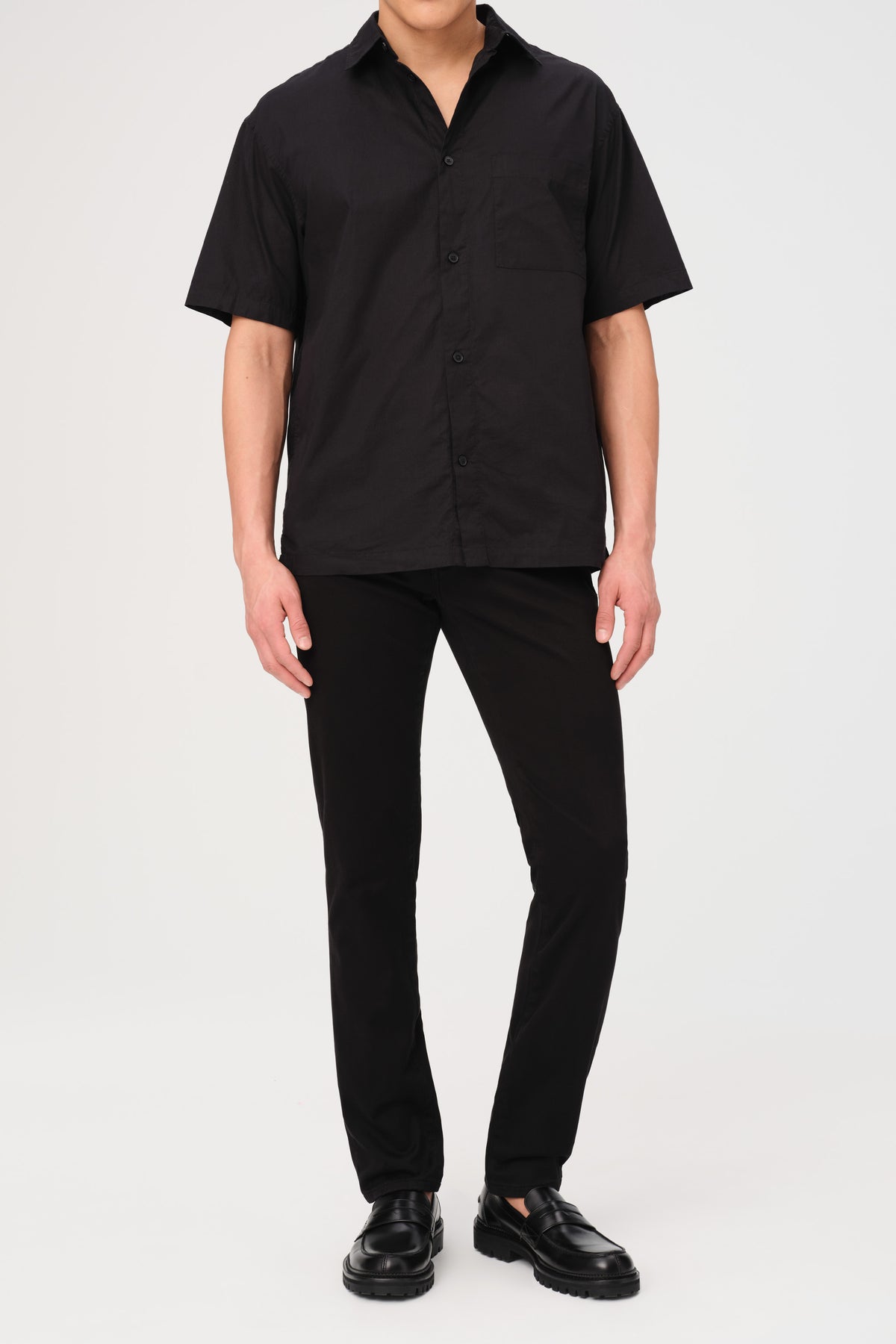 AMS - SLIM PANTS | BLACK