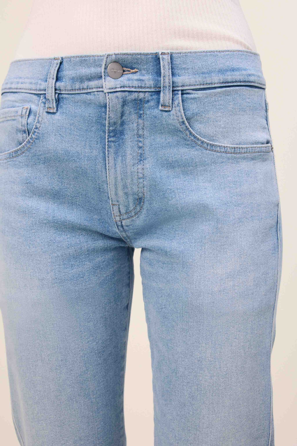 Women's Straight Leg Off-White Jean