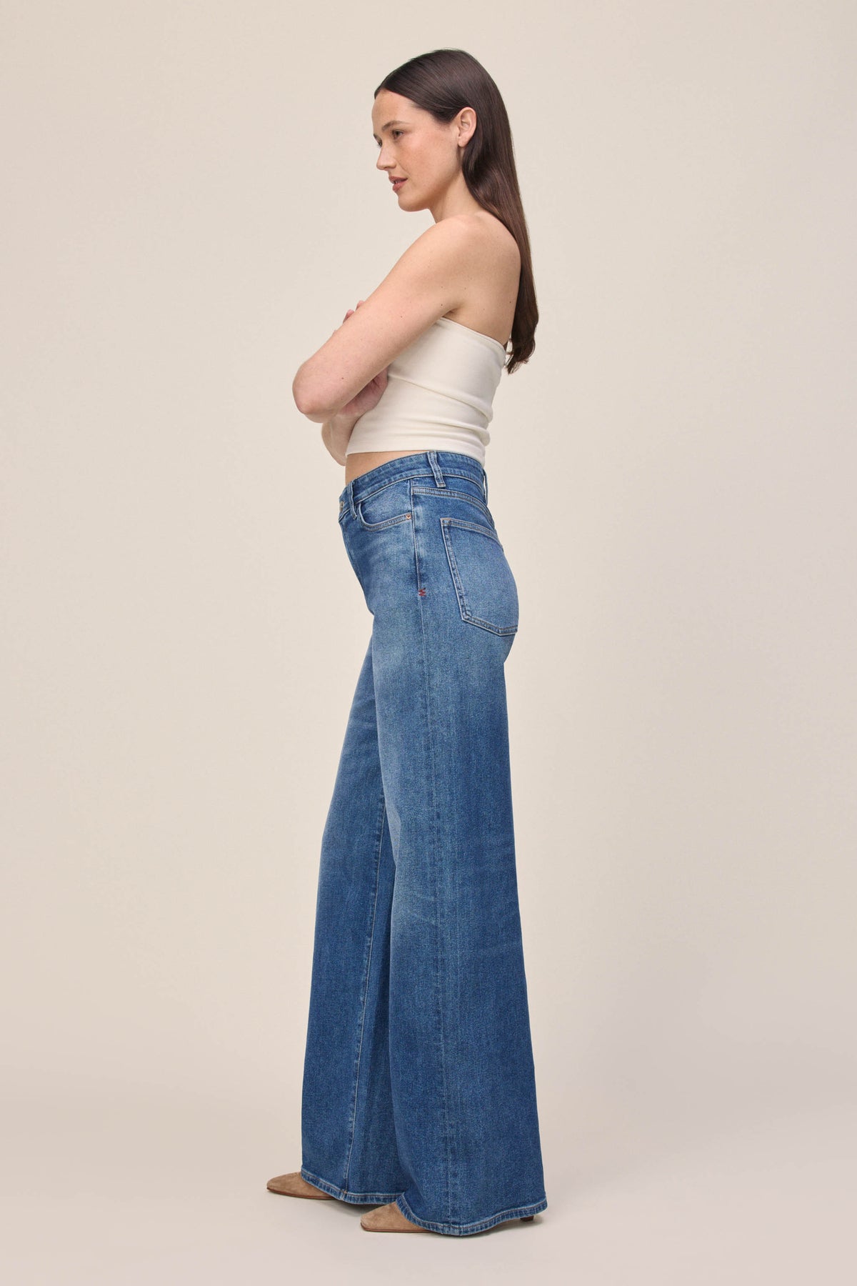 Women's Wide Leg Blue Jean