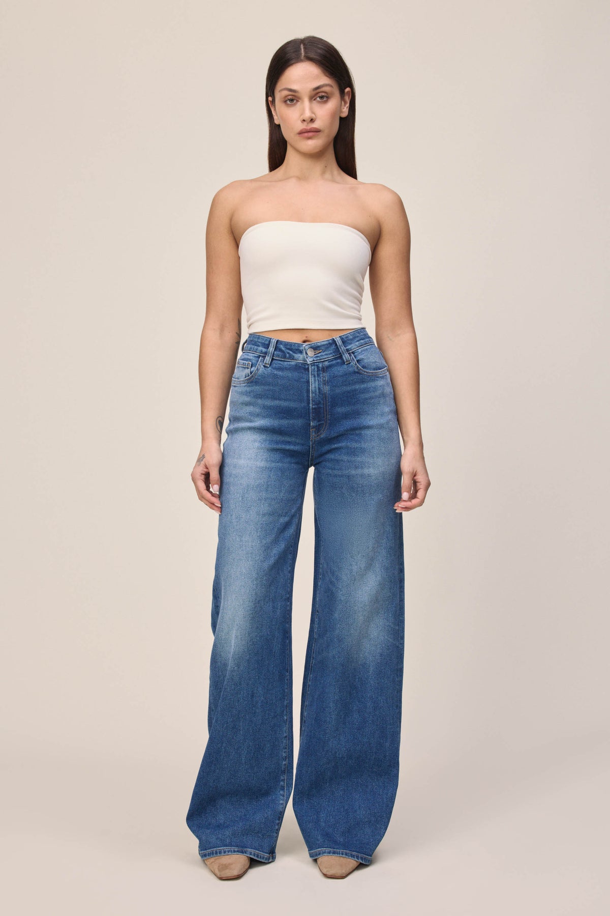 Women's Wide Leg Blue Jean