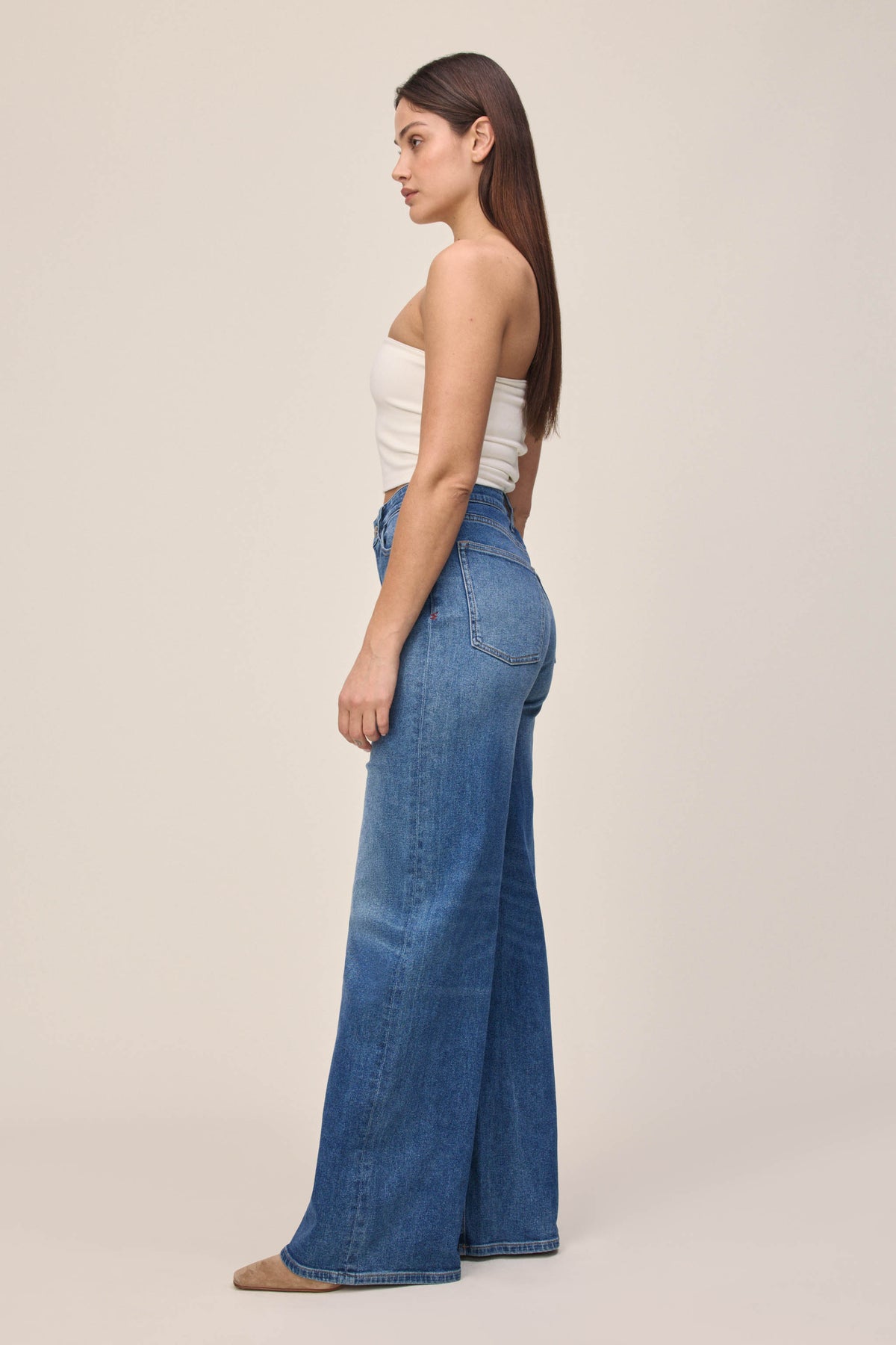 Women's Wide Leg Blue Jean