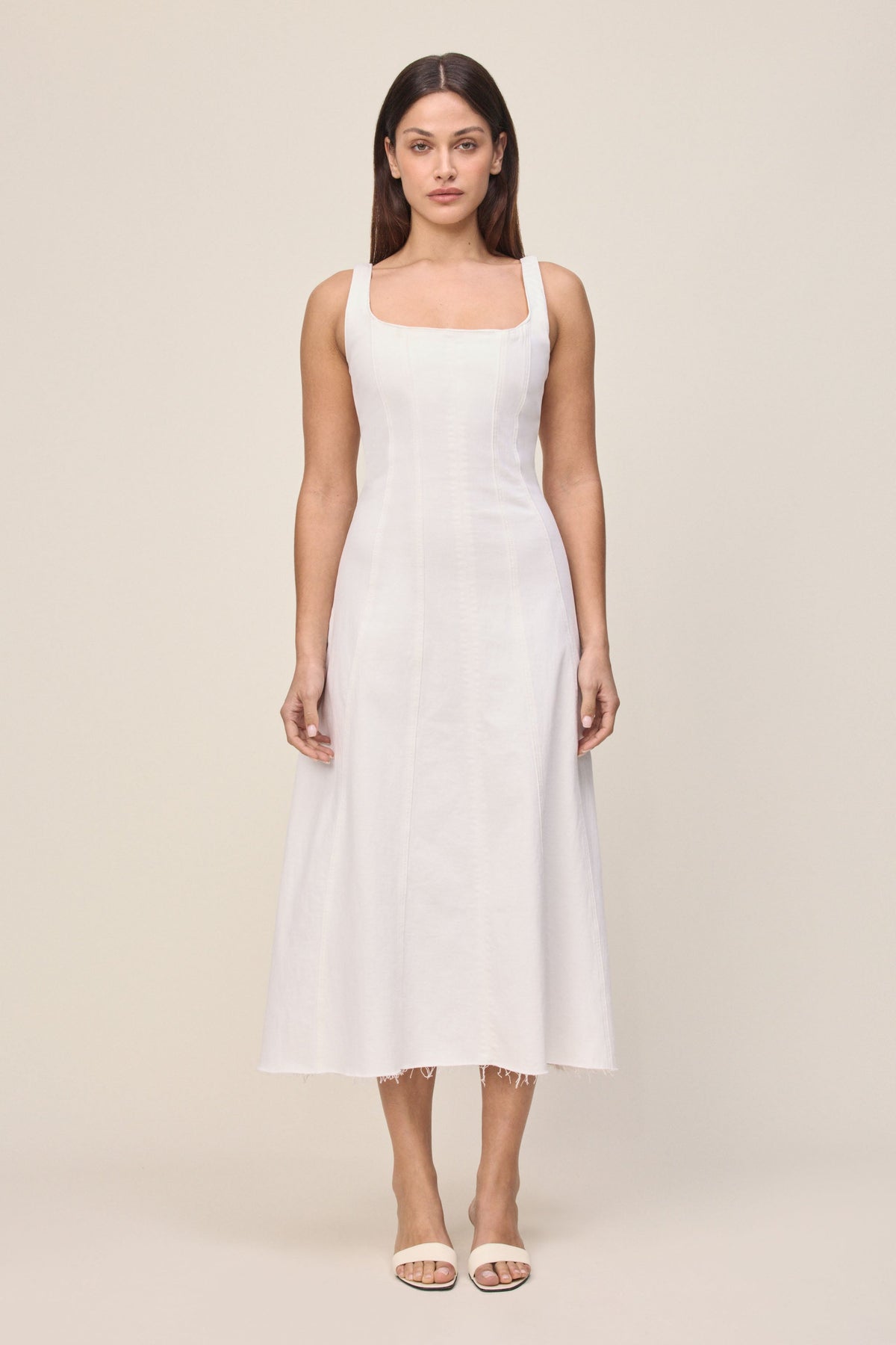 Warp + Weft Psa Maxi Dress - DENIM Warp + Weft Psa Maxi Dress - DENIM