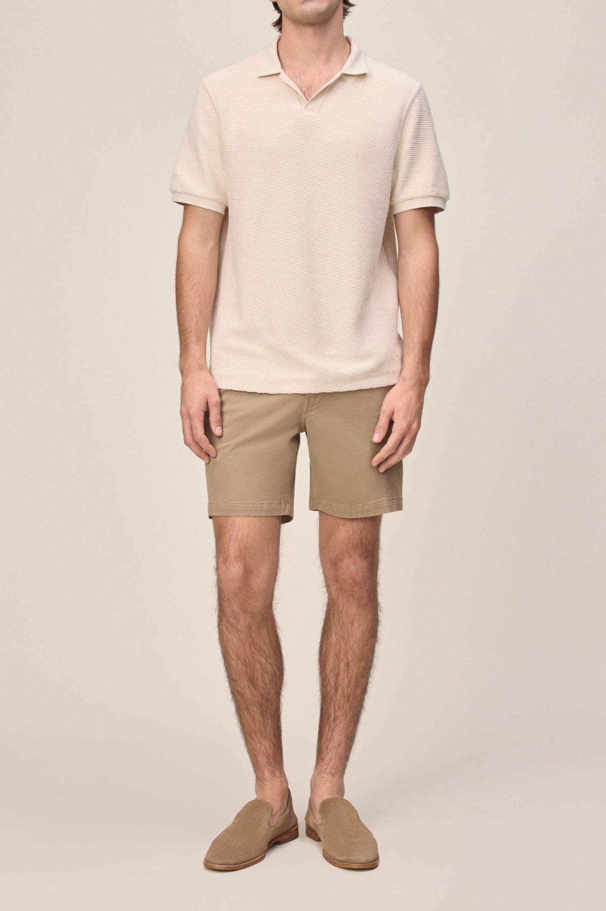 Men's Khaki Twill Short