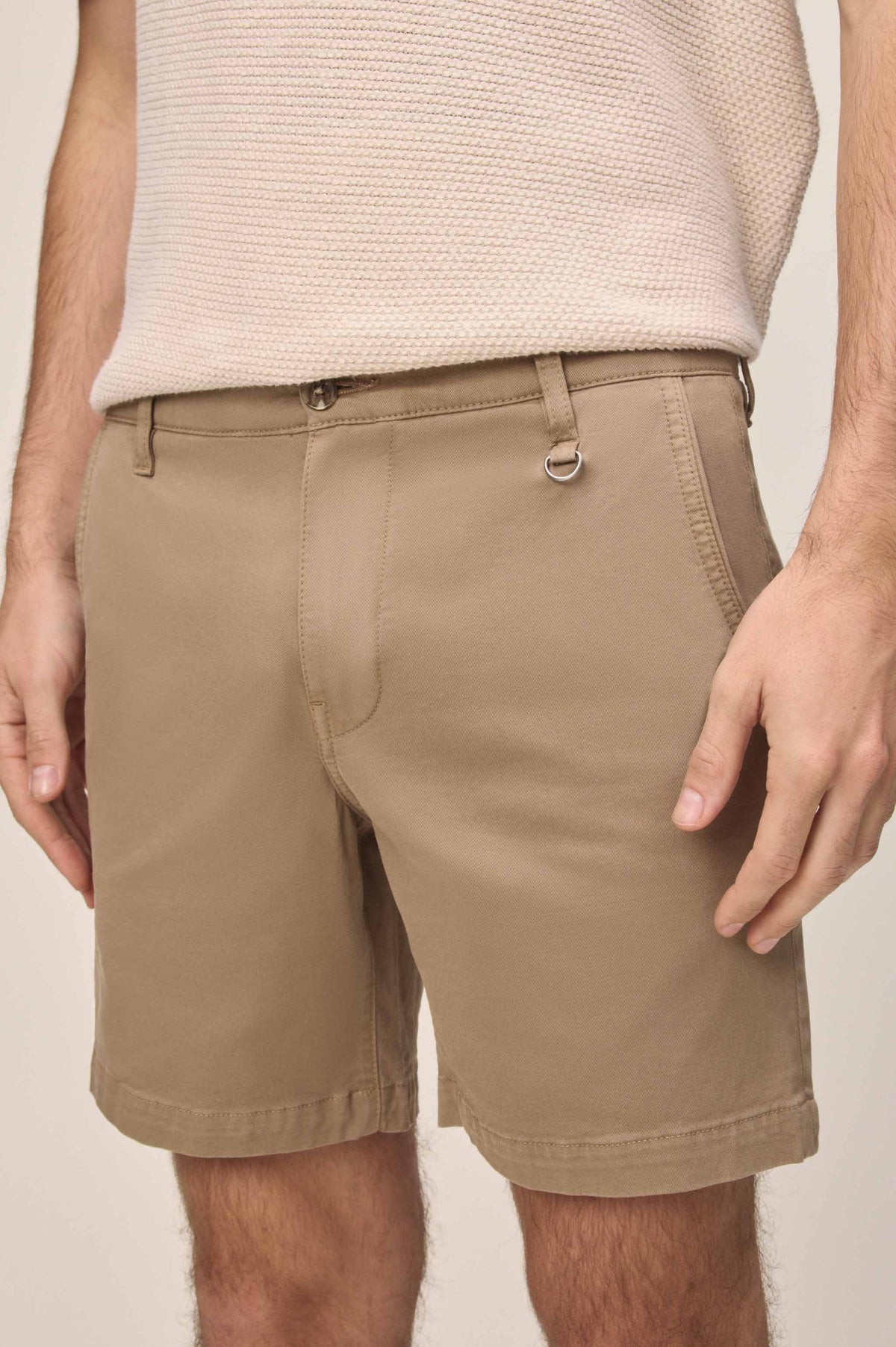 Men's Khaki Twill Short