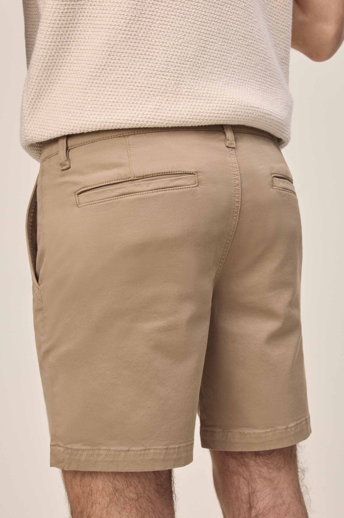 Men's Khaki Twill Short
