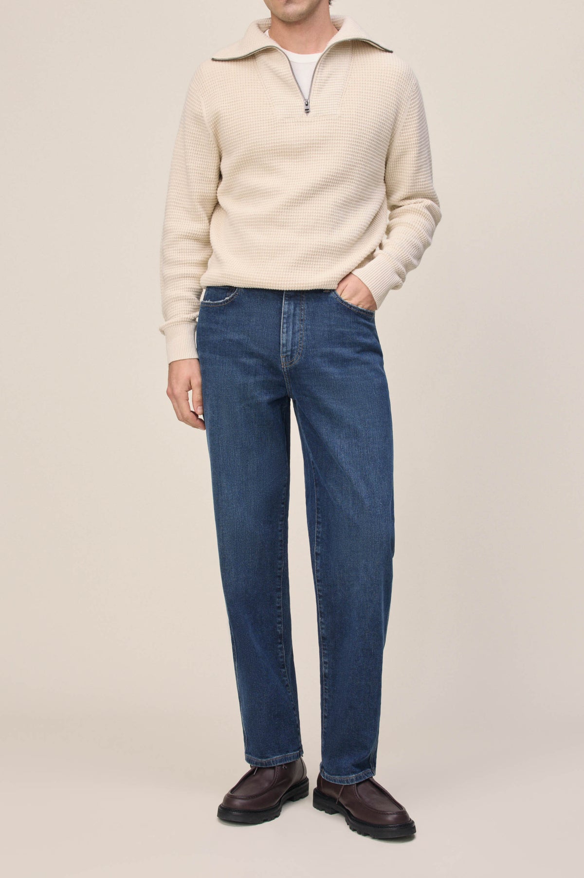 Men's Relaxed Straight Blue Jean