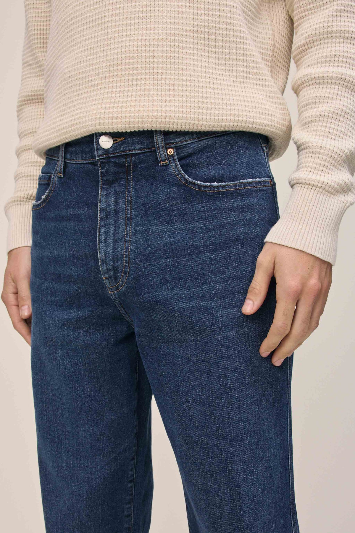 Men's Relaxed Straight Blue Jean