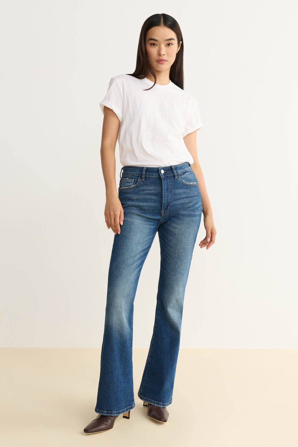 NAO - HIGH RISE BOOTCUT JEANS | BOWIE