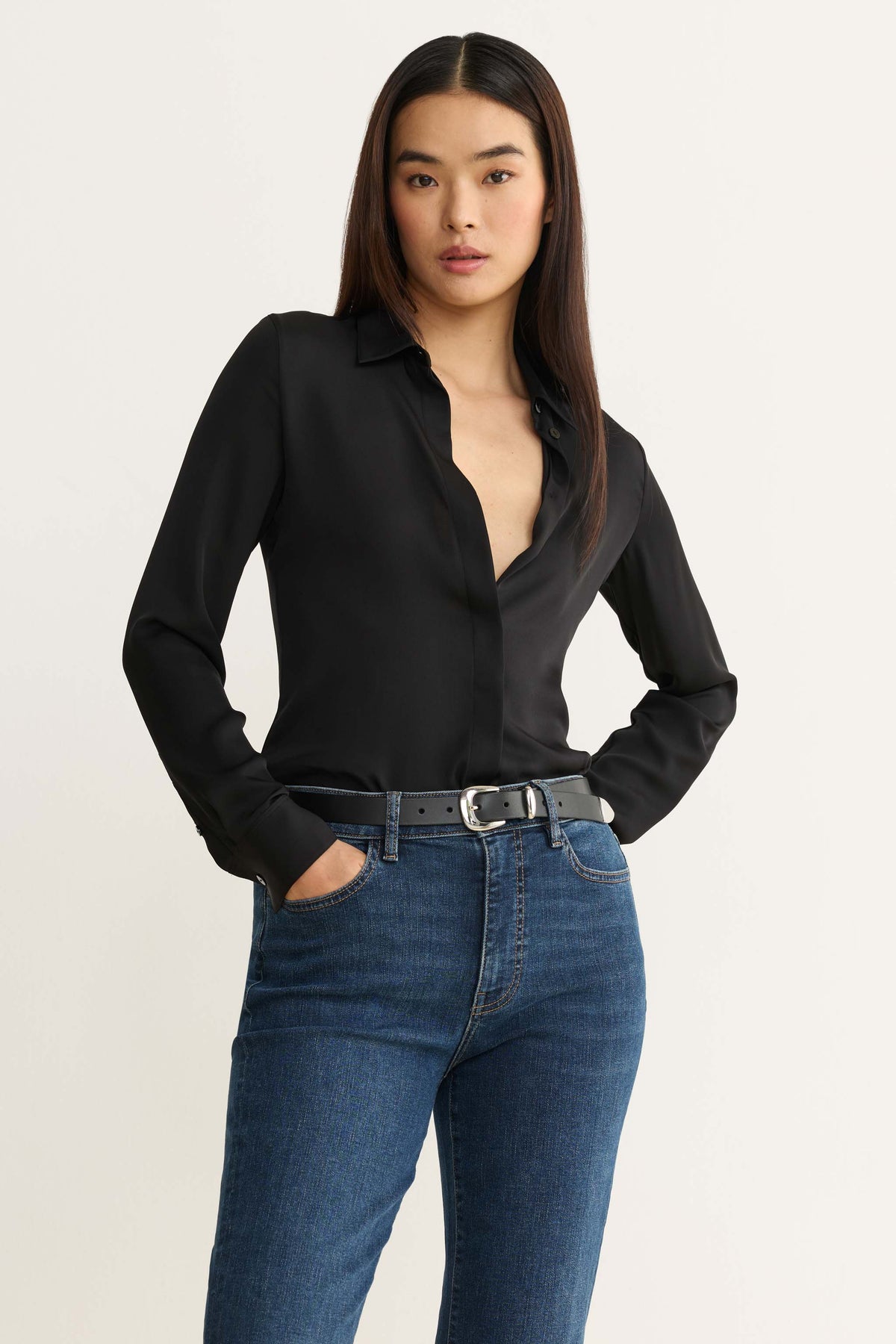 NAO STRETCH - HIGH RISE BOOTCUT JEANS | PORTER