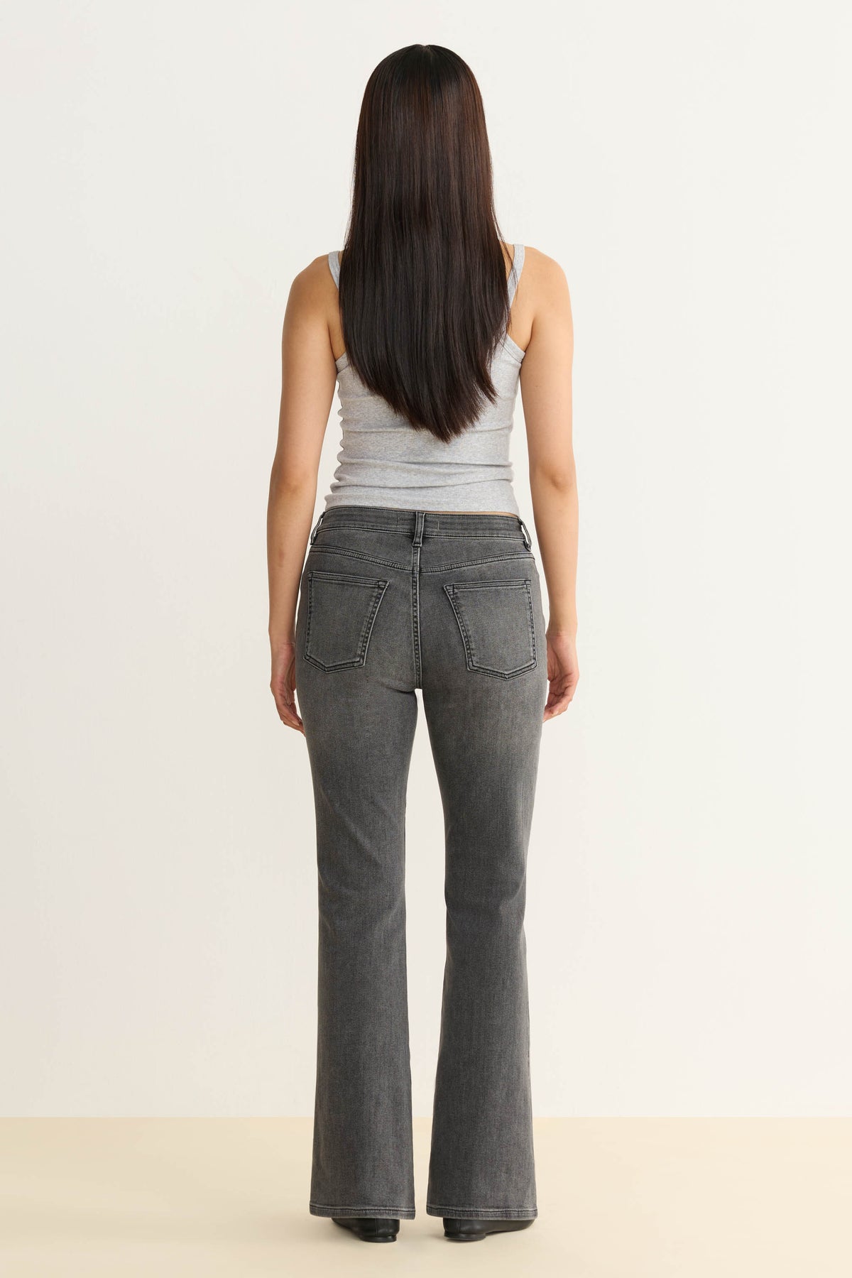 NAO STRETCH - HIGH RISE BOOTCUT JEANS | NEW MOON