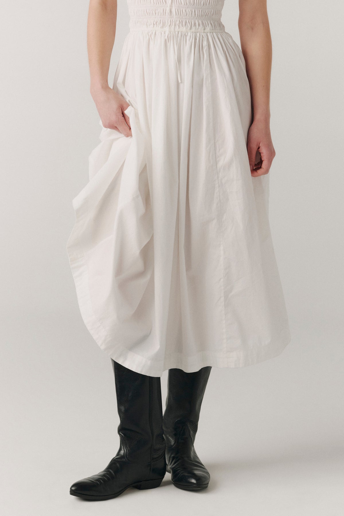 BIG SKY POPLIN DRESS | OPTIC