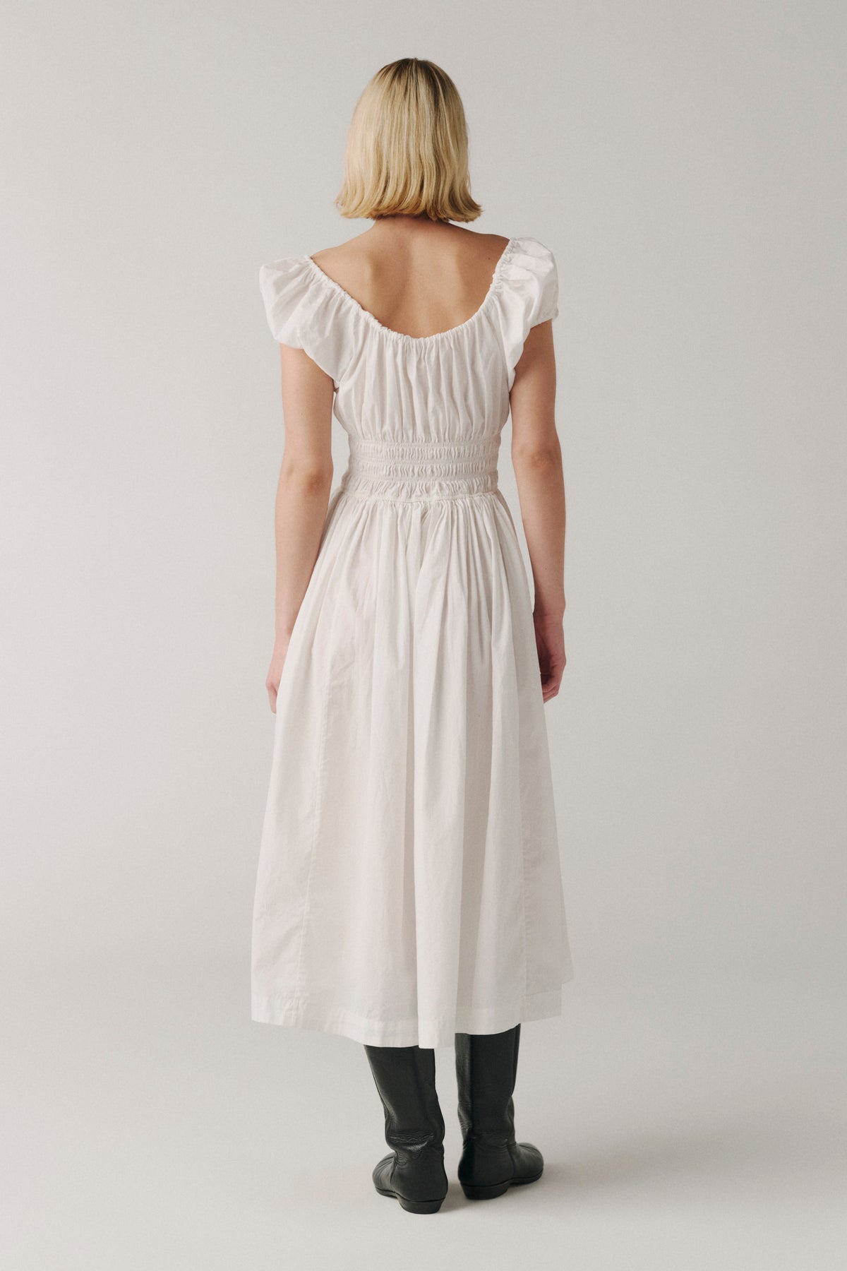 BIG SKY POPLIN DRESS | OPTIC