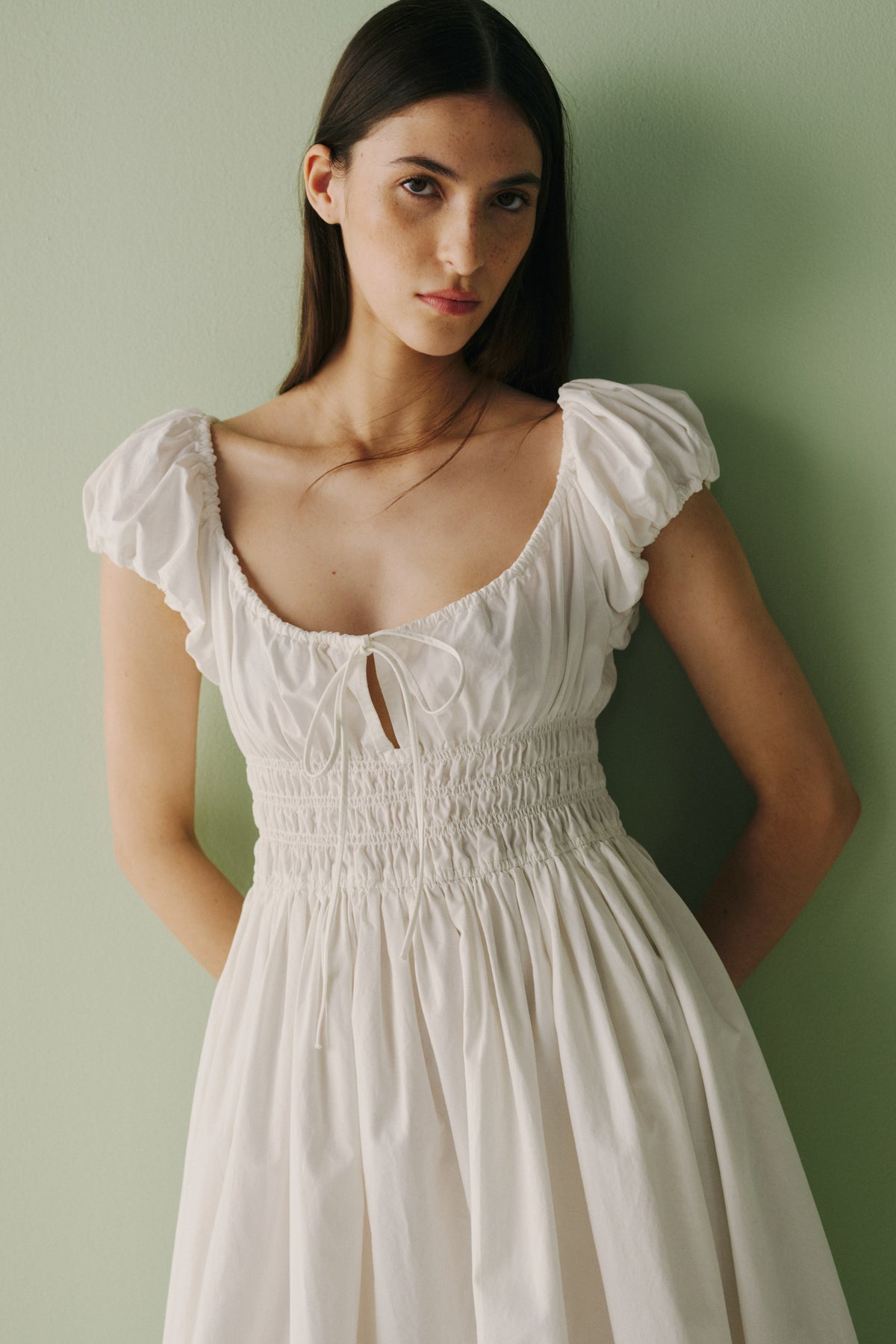 BIG SKY POPLIN DRESS | OPTIC