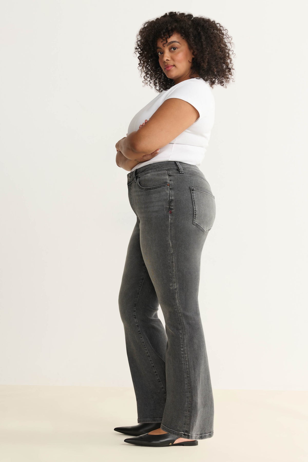 NAO STRETCH PLUS - HIGH RISE BOOTCUT JEANS | NEW MOON