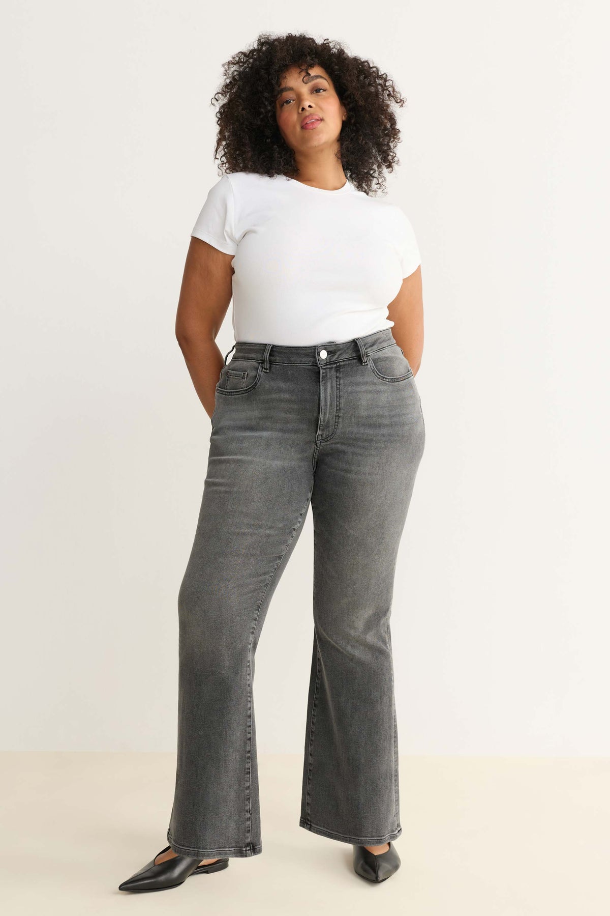 NAO STRETCH PLUS - HIGH RISE BOOTCUT JEANS | NEW MOON