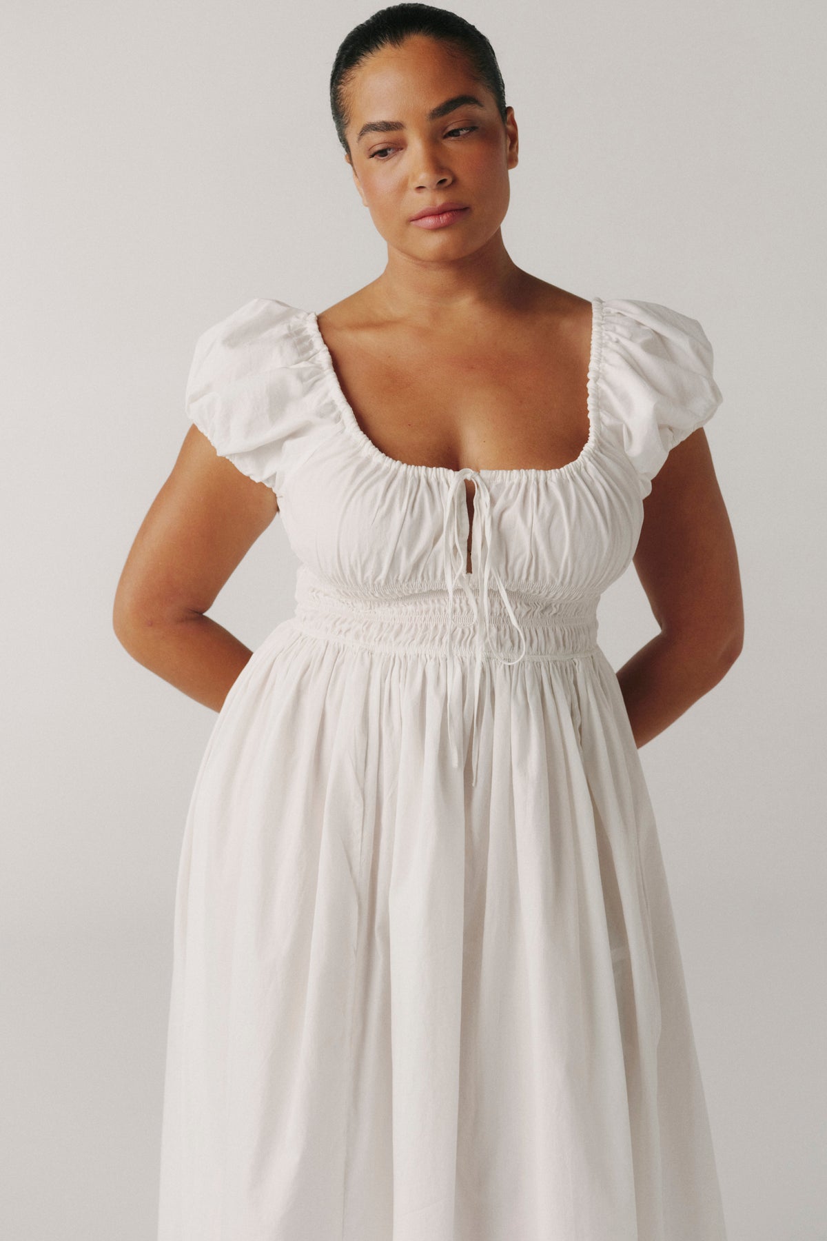 BIG SKY PLUS - POPLIN DRESS | OPTIC