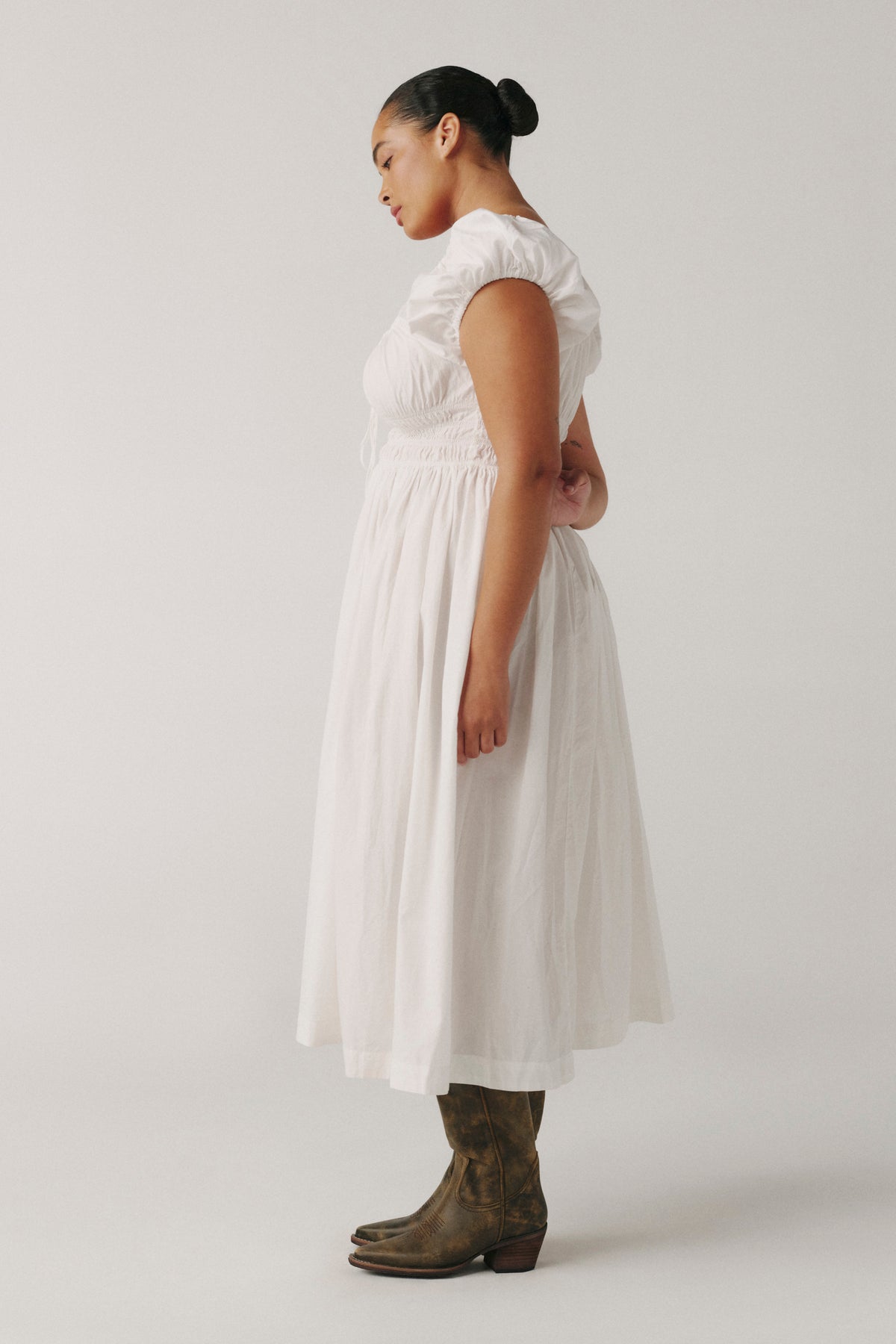 BIG SKY PLUS - POPLIN DRESS | OPTIC