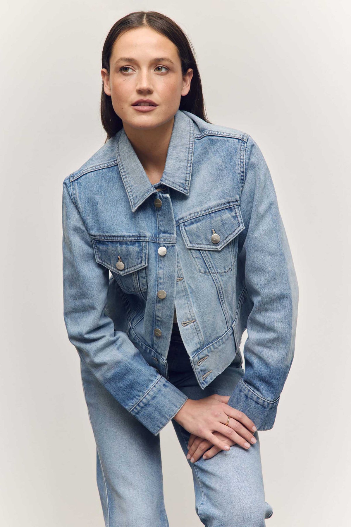 KPB - CROPPED DENIM JACKET | BAMBINO