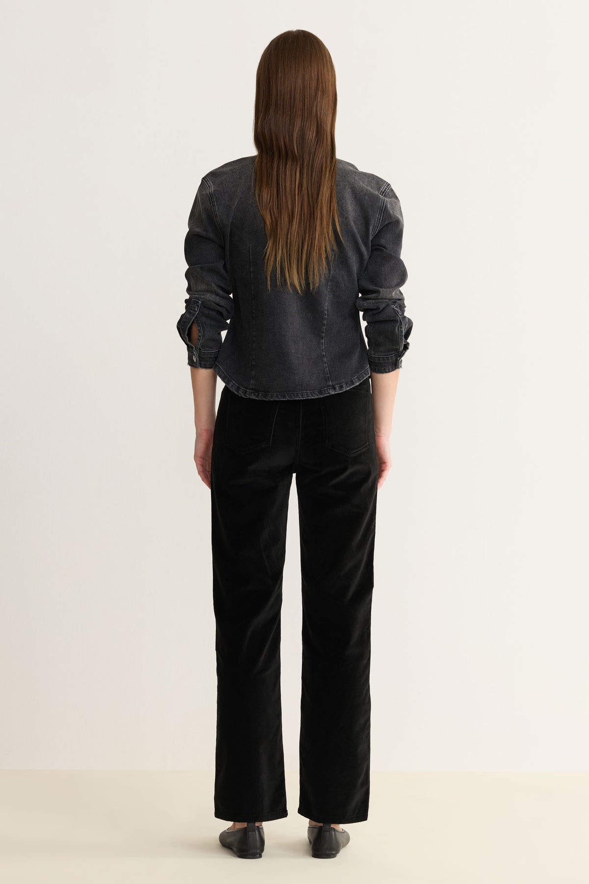 SAT - 90's STRAIGHT JEANS | BLACK VELVET