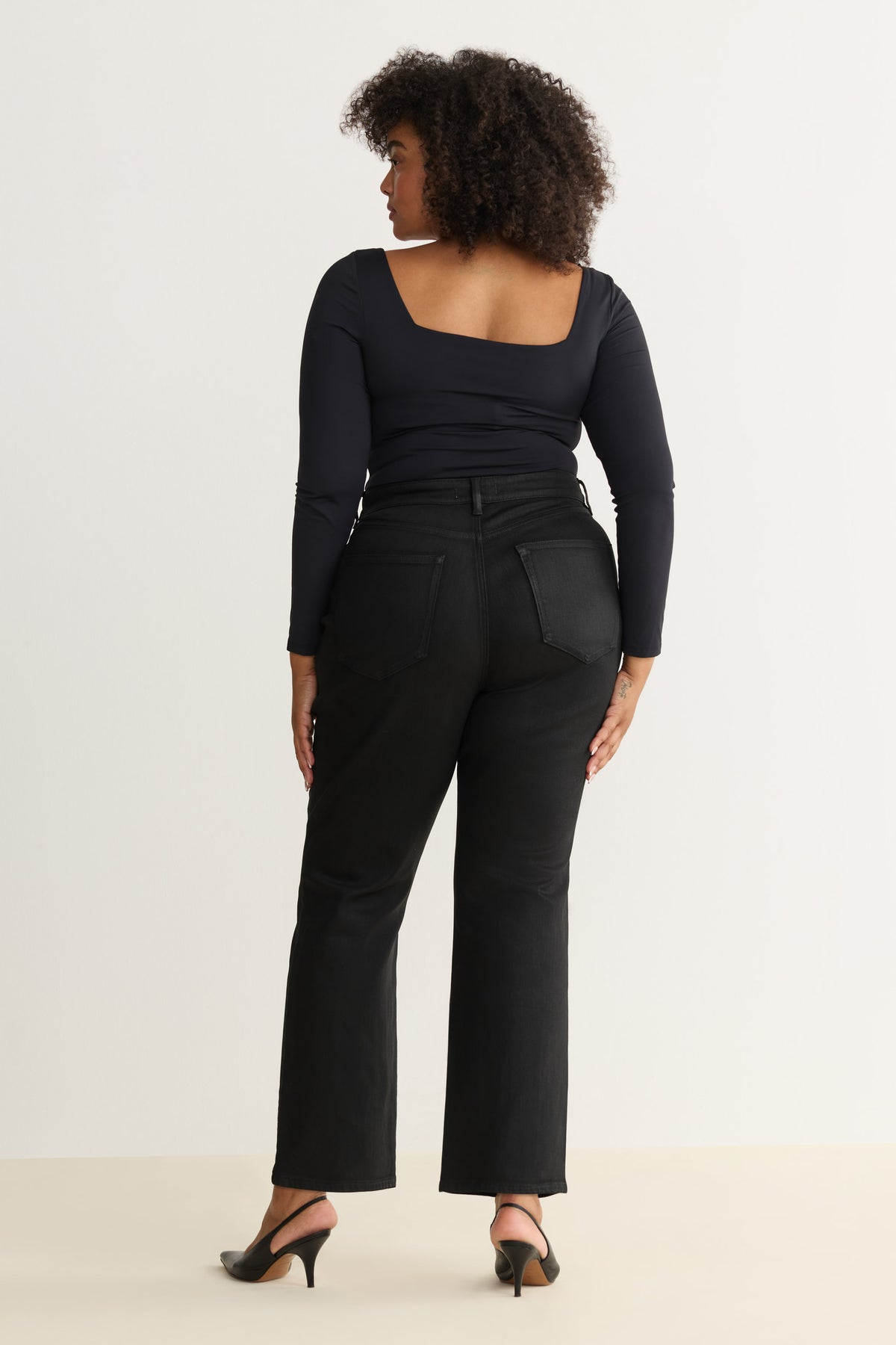 ASE PLUS STRETCH - STRAIGHT | NOIR WAX COATED