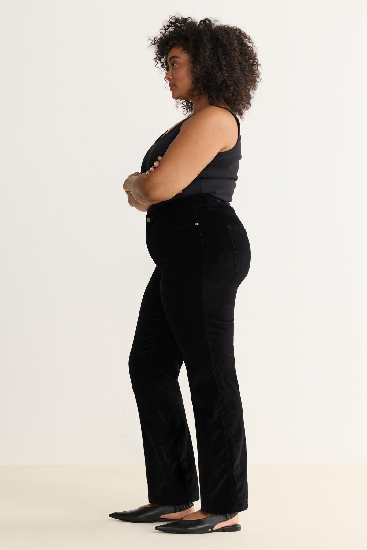 SAT PLUS - 90'S STRAIGHT JEANS | BLACK