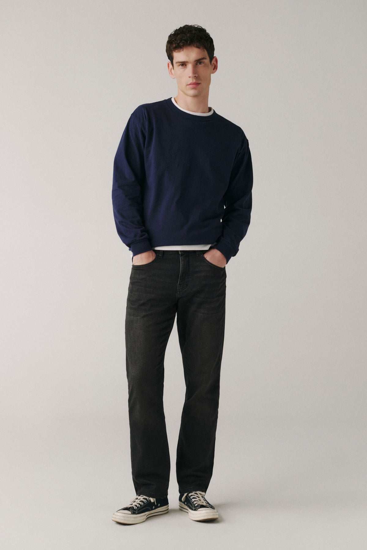 ORD - STRAIGHT JEANS | FADED BLACK