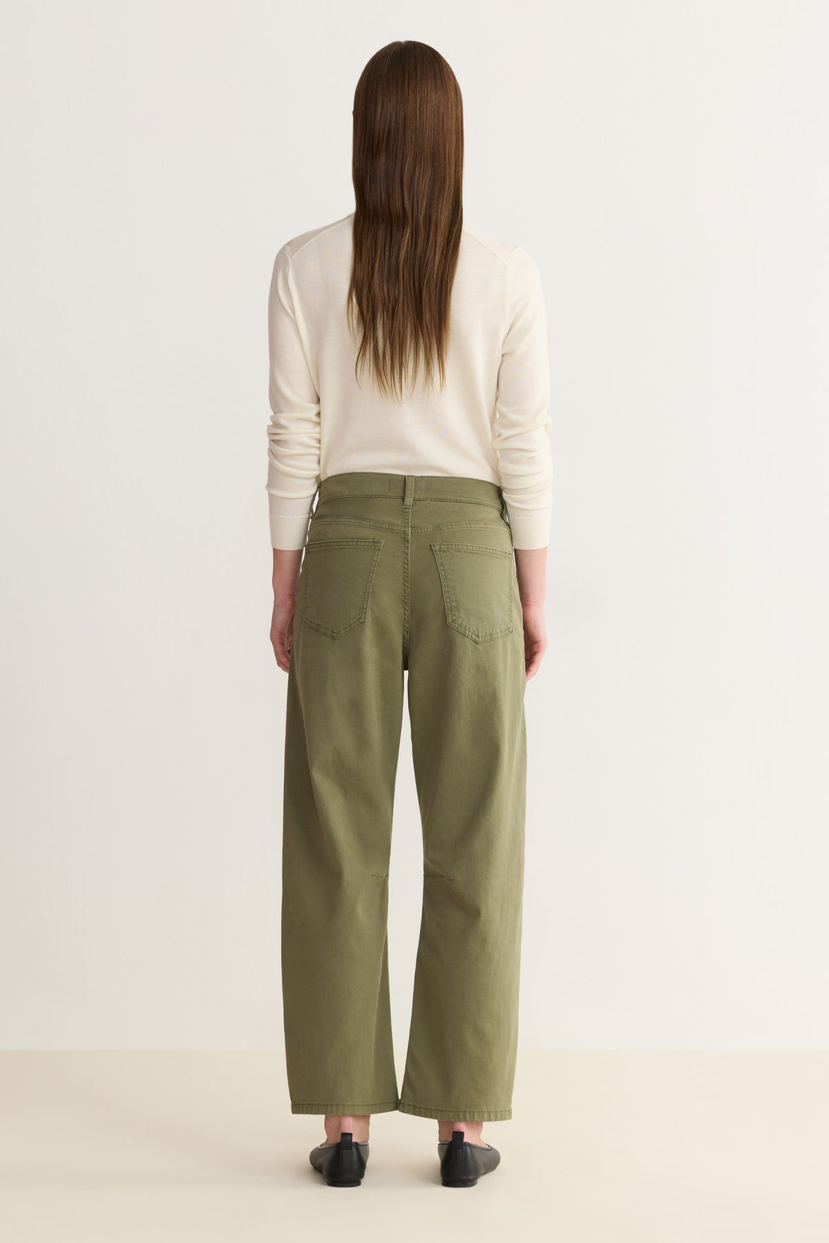 BNA TWILL - SOFT CURVE BARREL PANTS | FOUR LEAF CLOVER