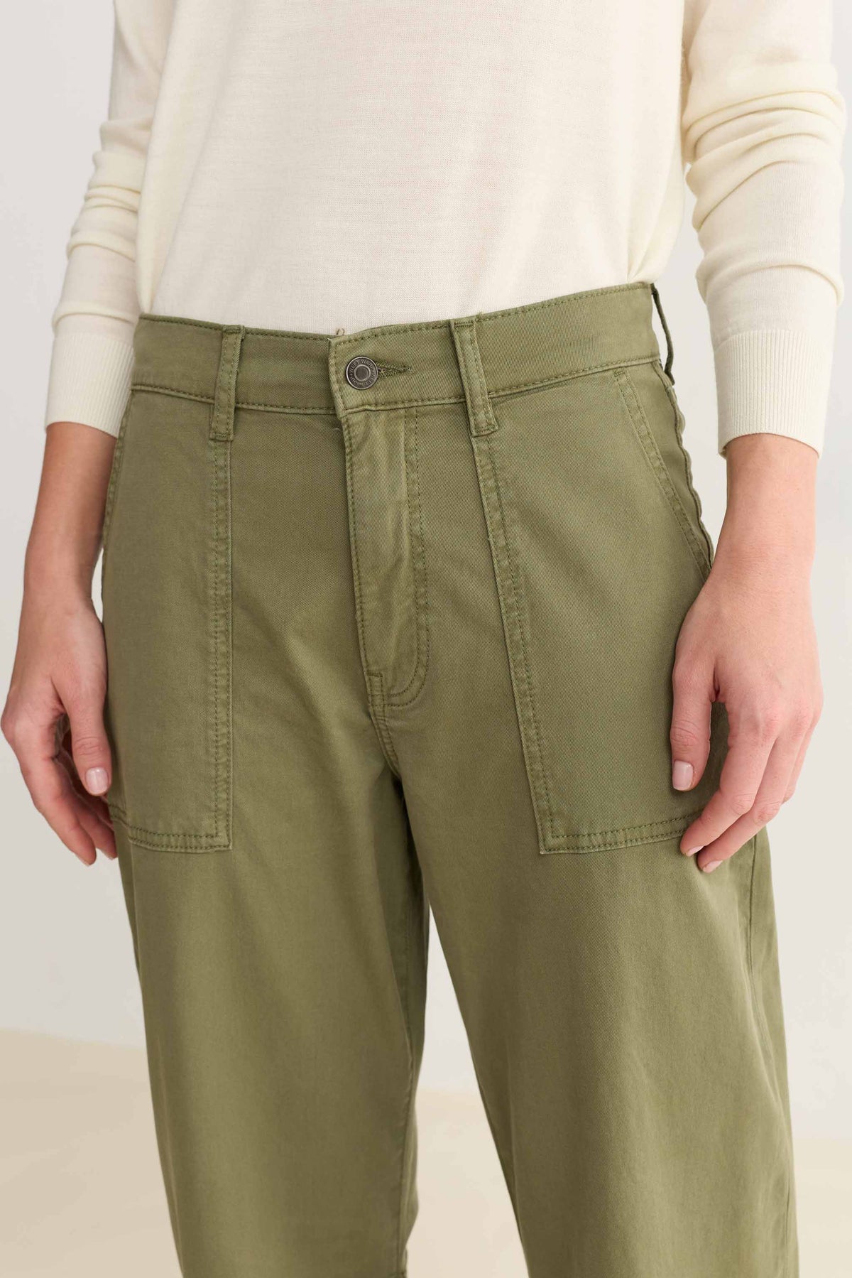BNA TWILL - SOFT CURVE BARREL PANTS | FOUR LEAF CLOVER