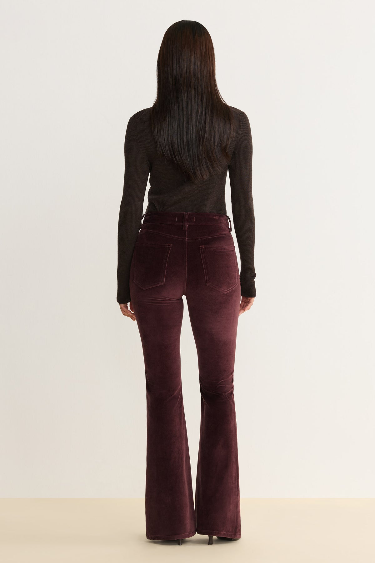 MIA - FLARE PANTS | OXBLOOD