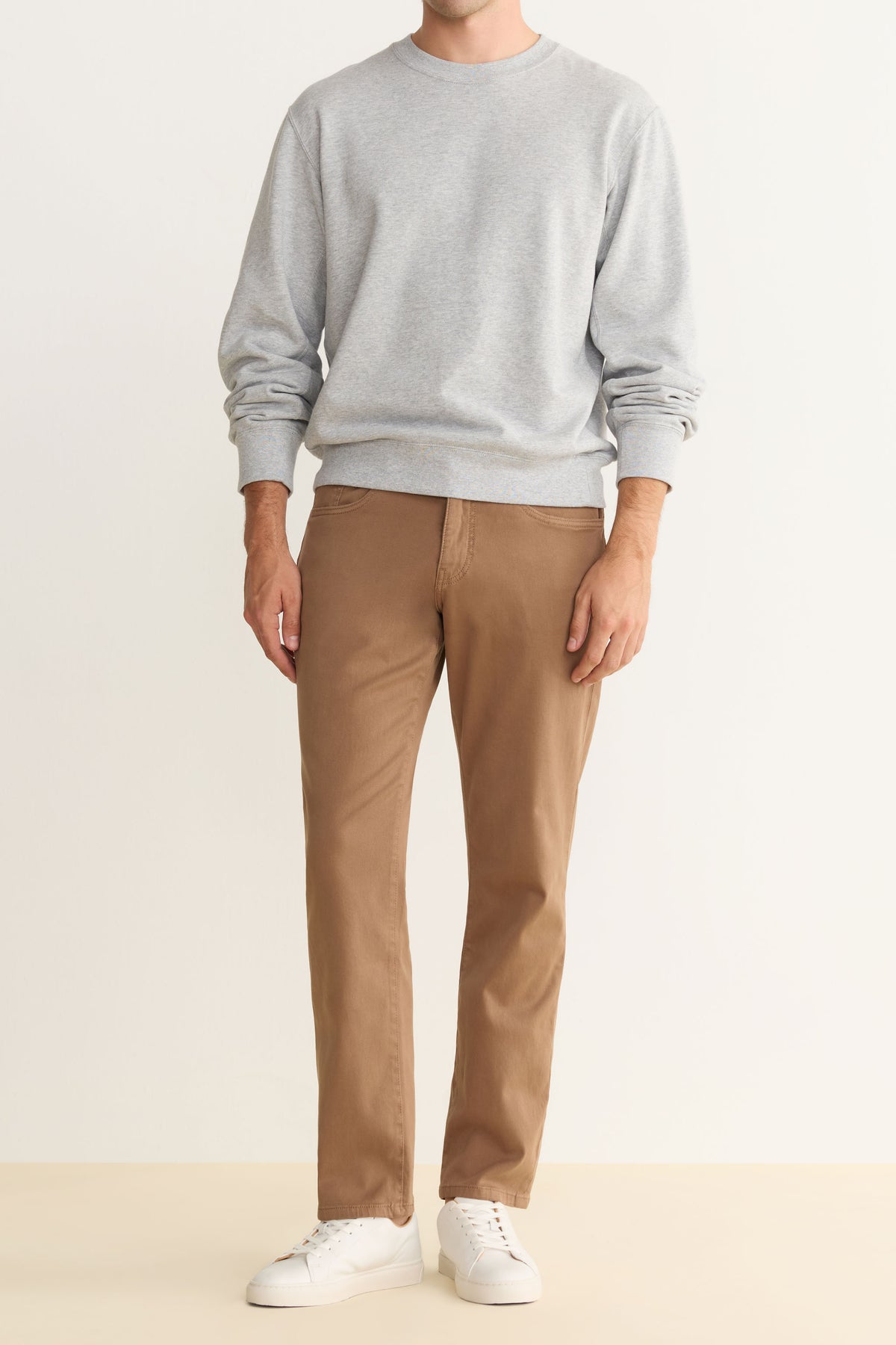 ORD - STRAIGHT PANTS | SADDLE BROWN