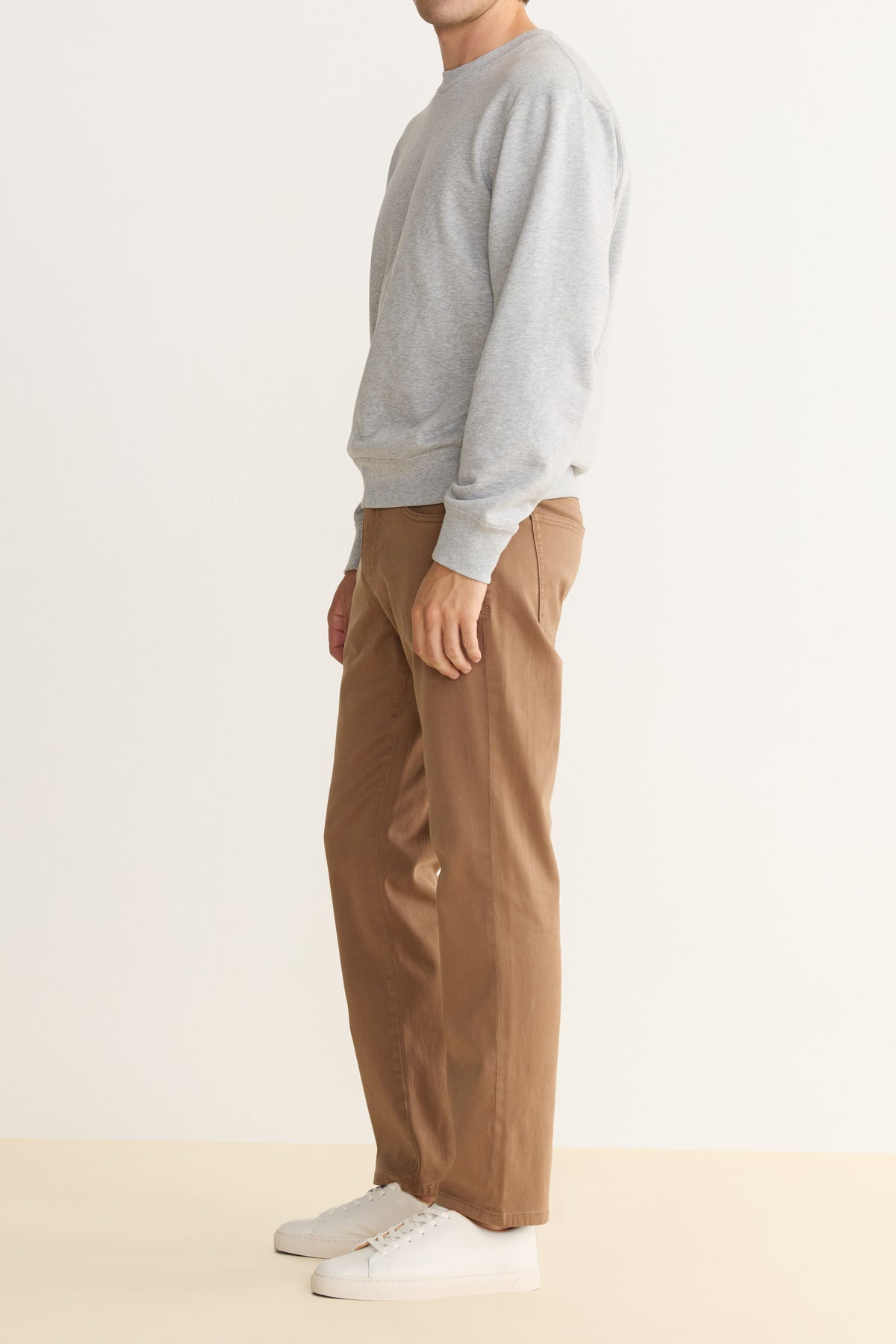 ORD - STRAIGHT PANTS | SADDLE BROWN