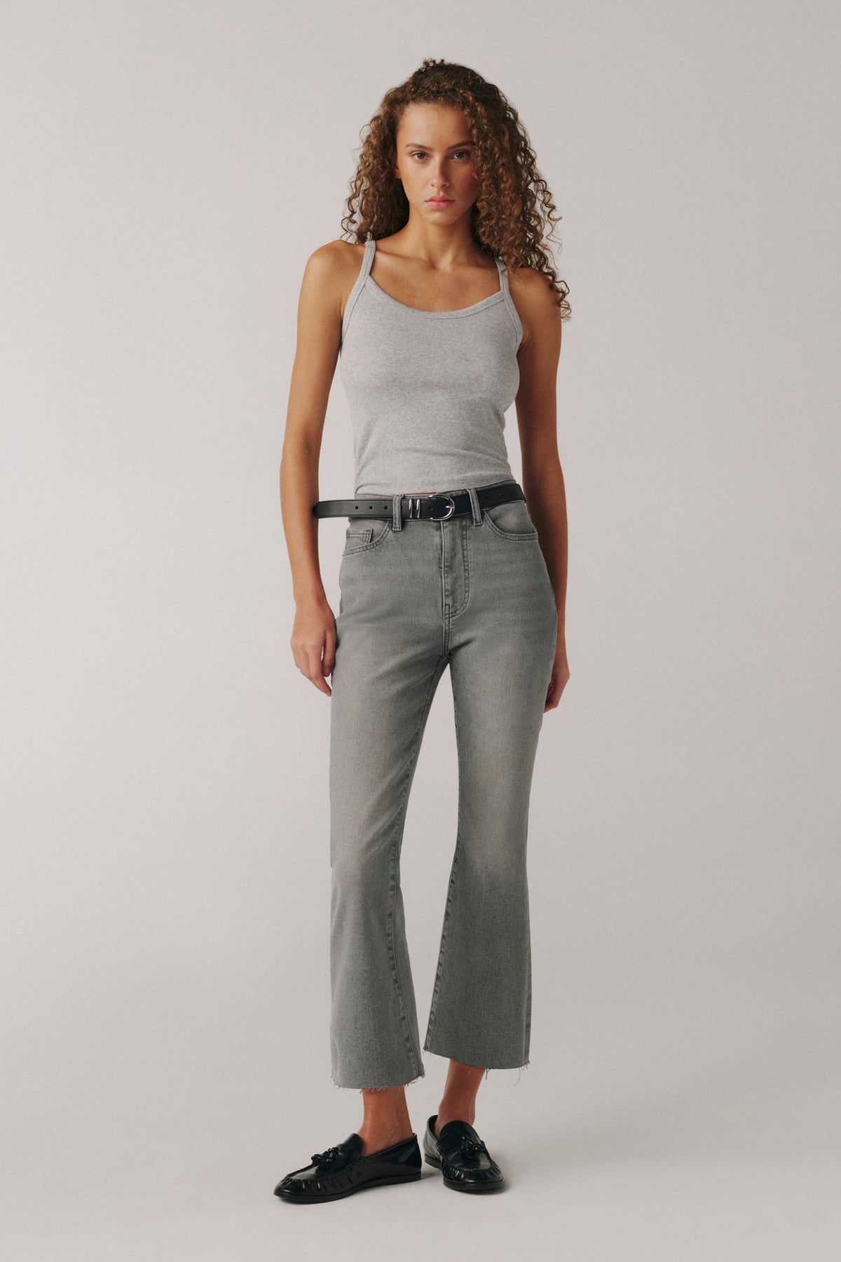 NAO - HIGH RISE BOOTCUT JEANS | FADE TO GREY