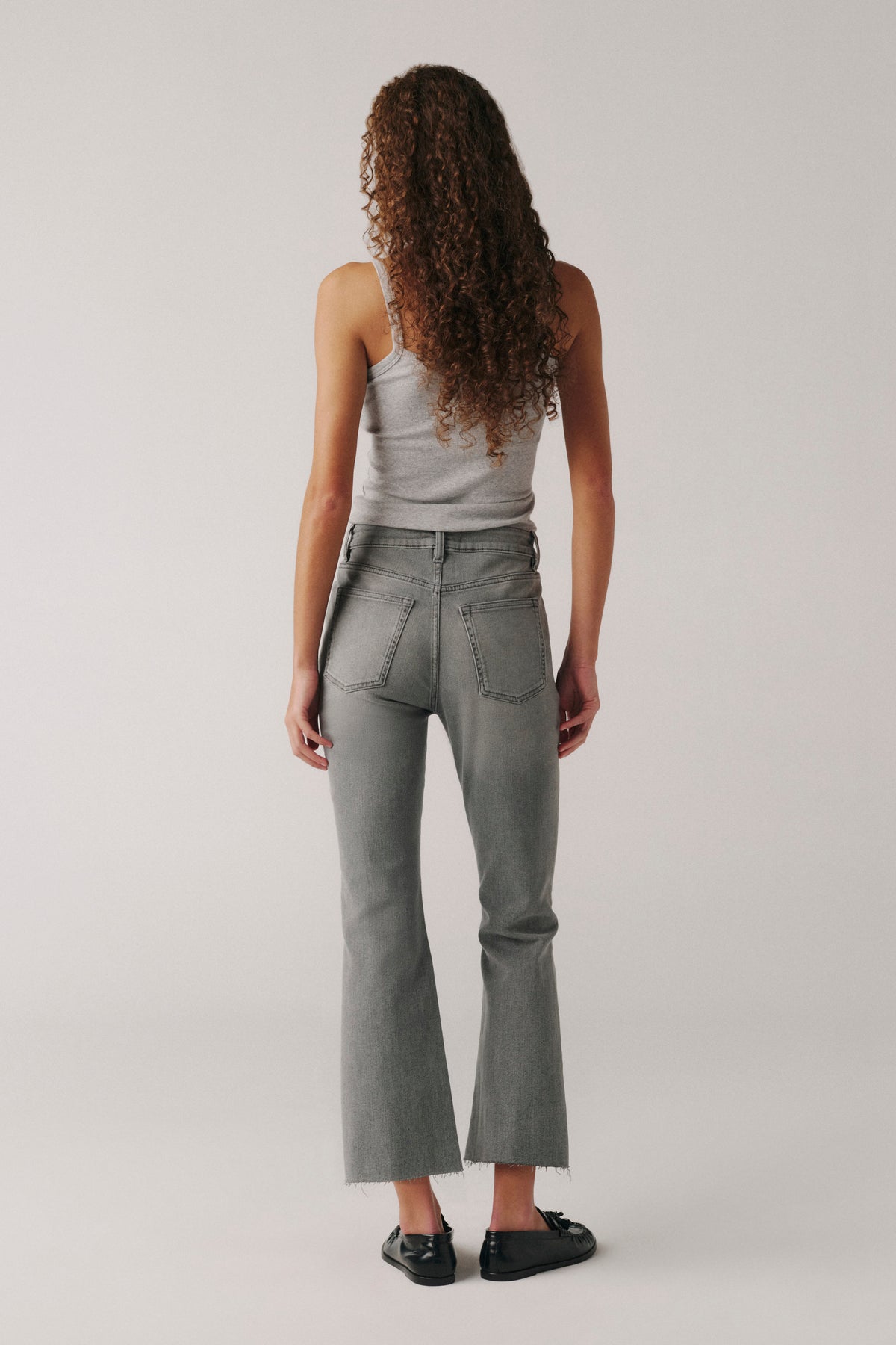 NAO - HIGH RISE BOOTCUT JEANS | FADE TO GREY