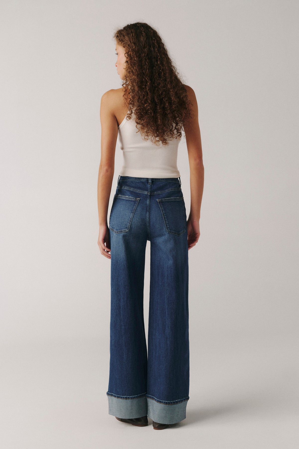 NCE - WIDE LEG JEANS | DOUBLE CUFF