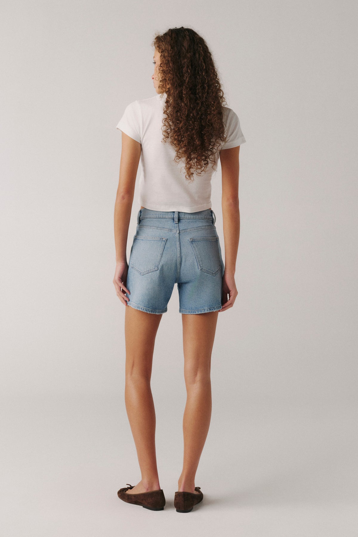 VVI - RELAXED JEAN SHORT | ICE QUEEN