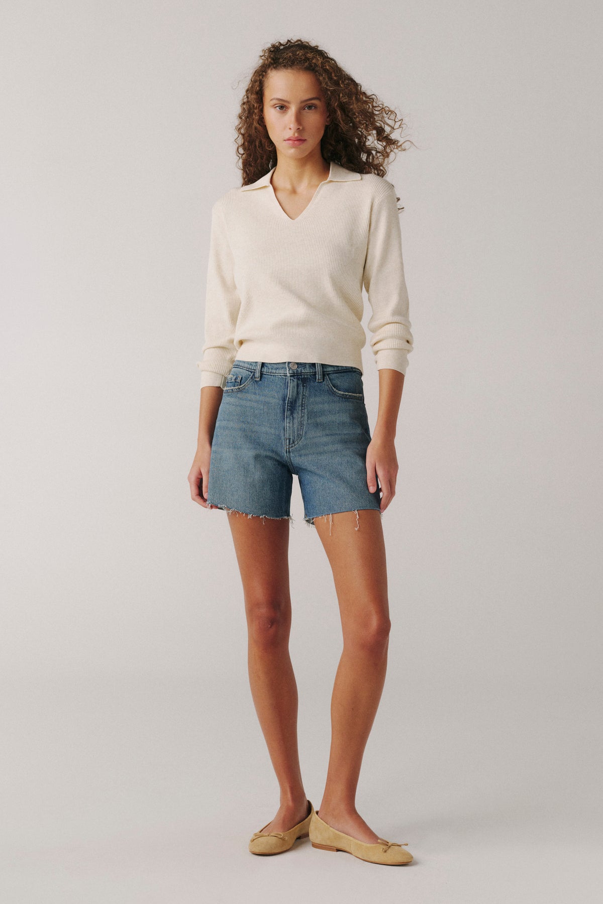 VVI - RELAXED JEAN SHORT | EARTH MOTHER