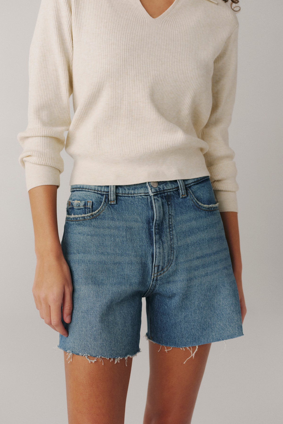 VVI - RELAXED JEAN SHORT | EARTH MOTHER